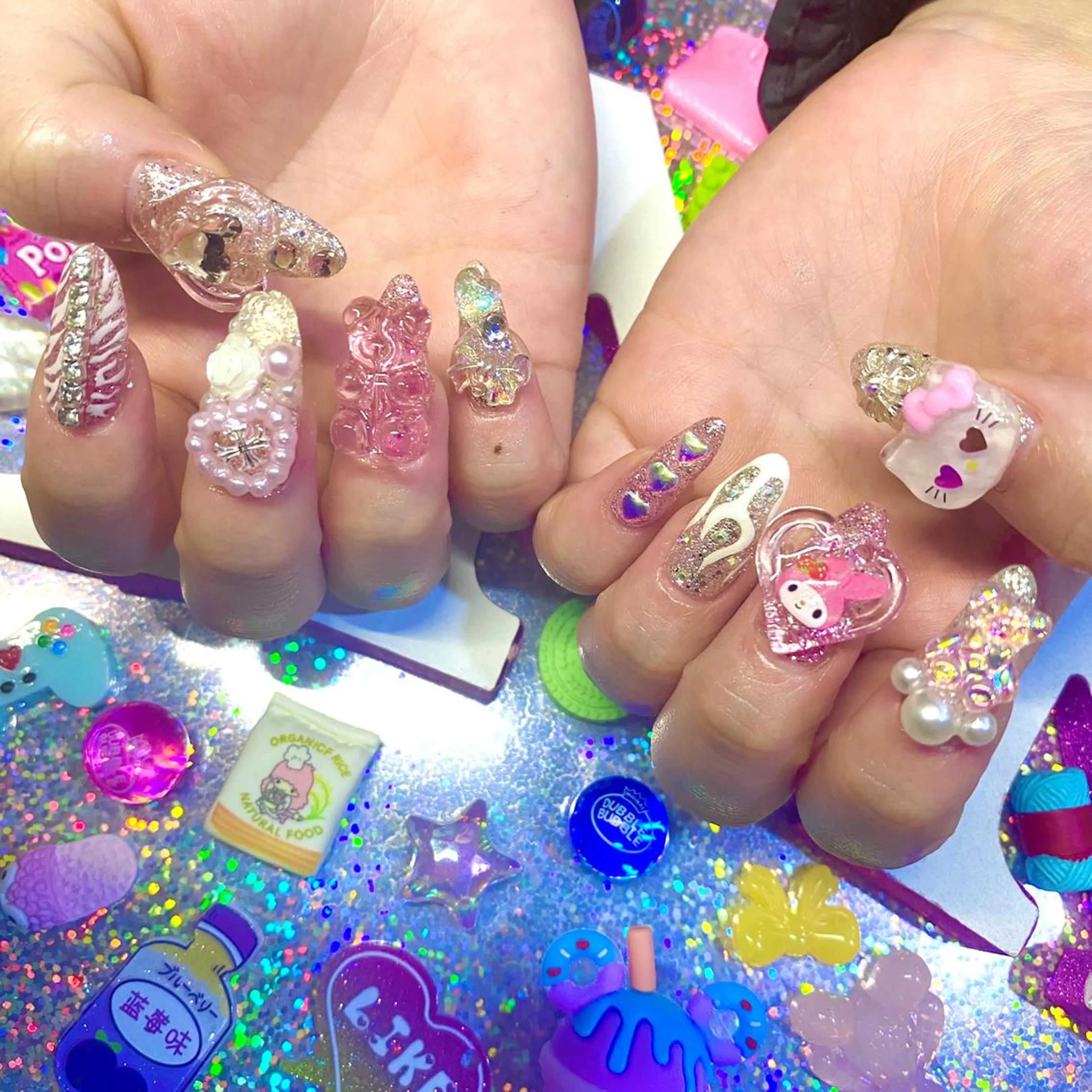 ネイル アートネイル クリアネイル ジェルネイル ニュアンスネイル オフィスネイル 8appy YUKITIN.Bのネイルデザイン