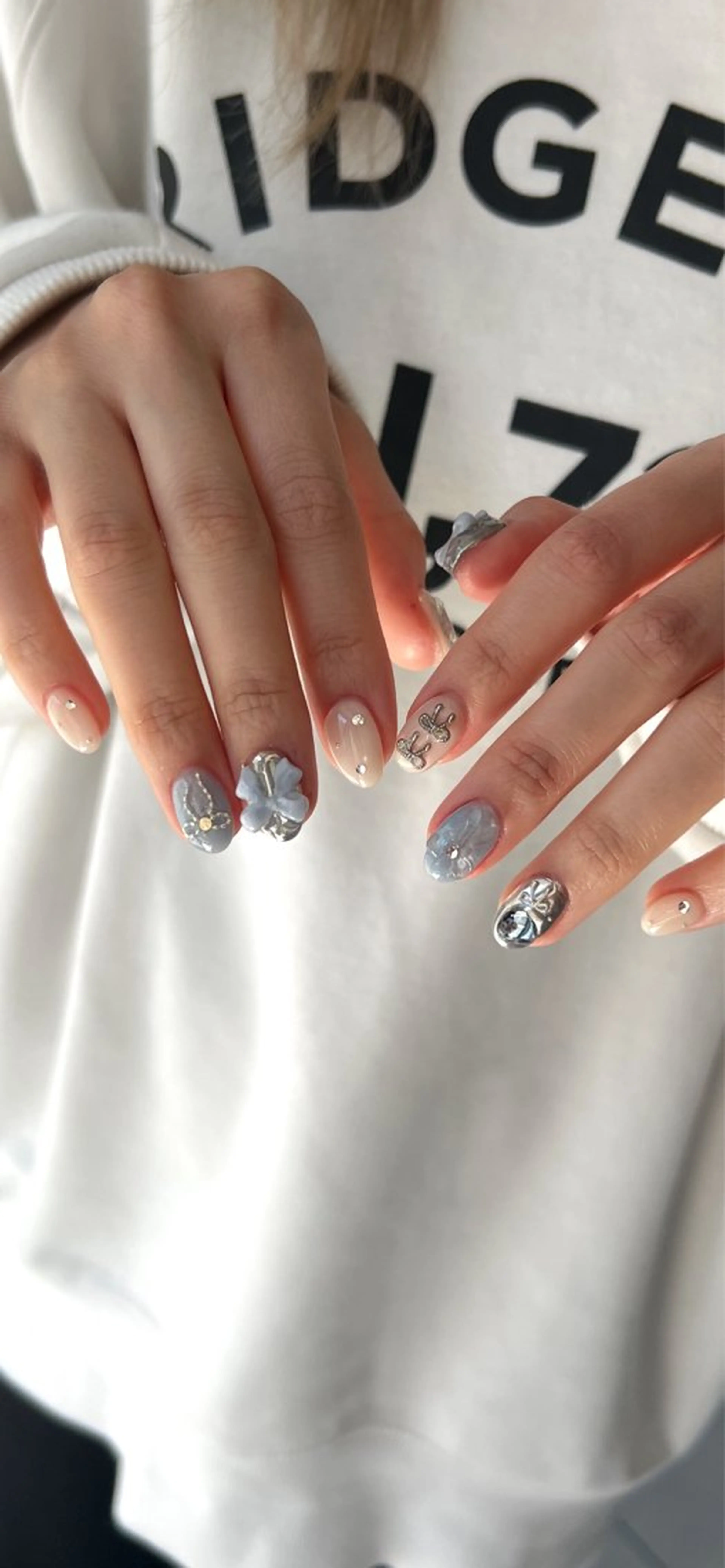 ネイル 持ち込み ニュアンスネイル ハンドネイル ハンドケア Charme. NOBUKOのネイルデザイン