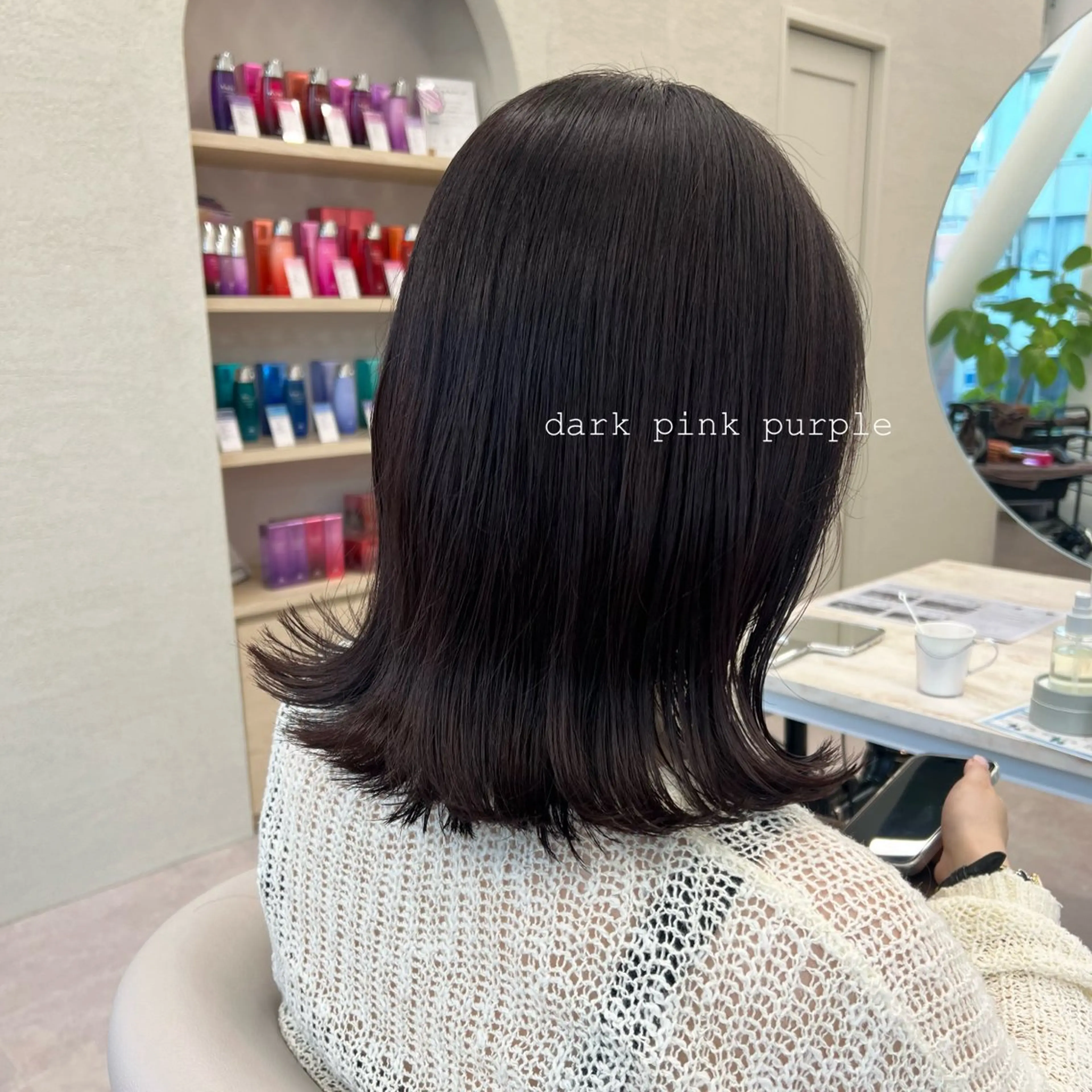 ミディアム カラー 美髪矯正/髪質改善/ 艶髪🤍伊藤梨紗のヘアスタイル