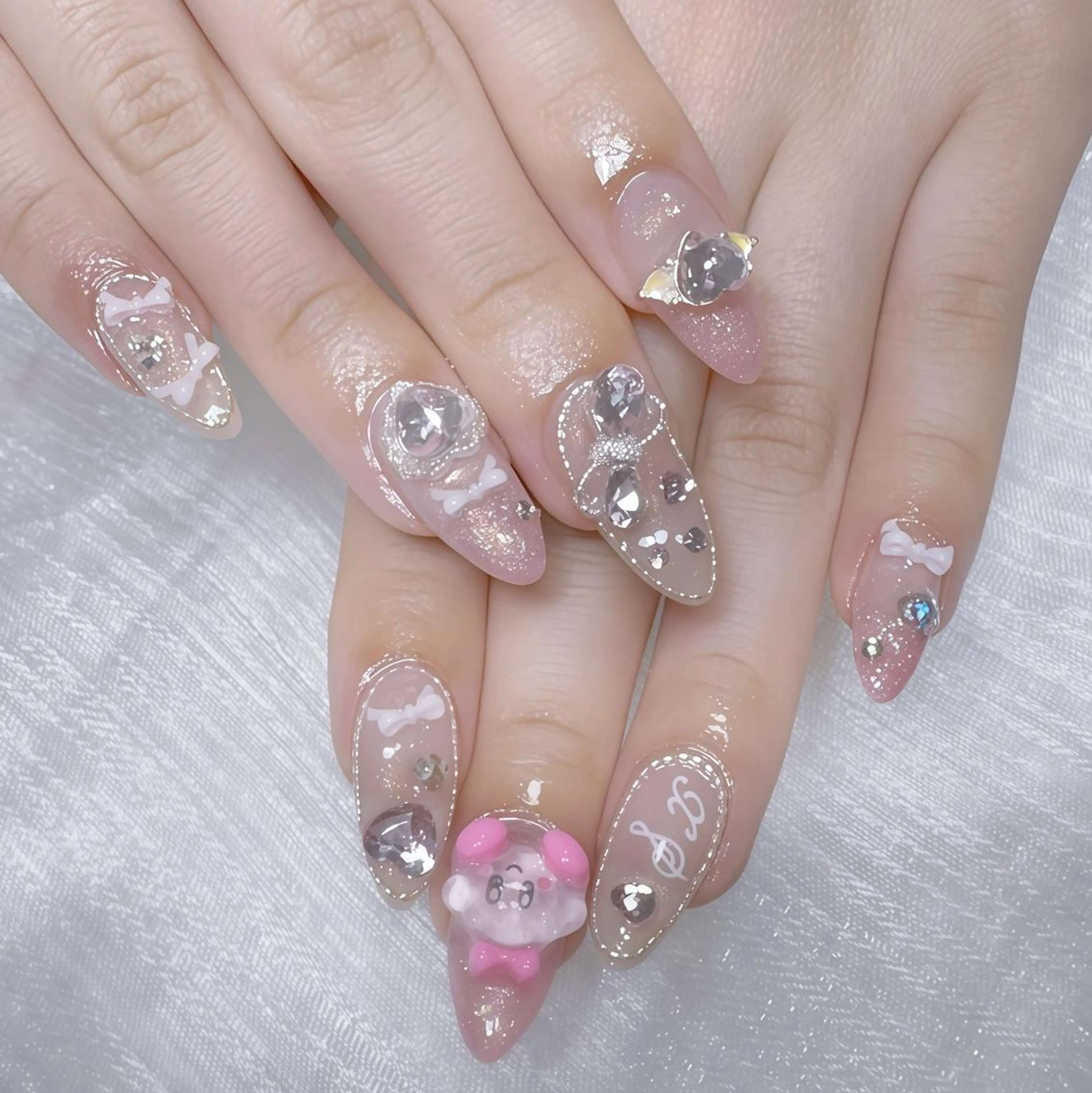 ネイル ハンドネイル 💙羽生 彩光💙のネイルデザイン