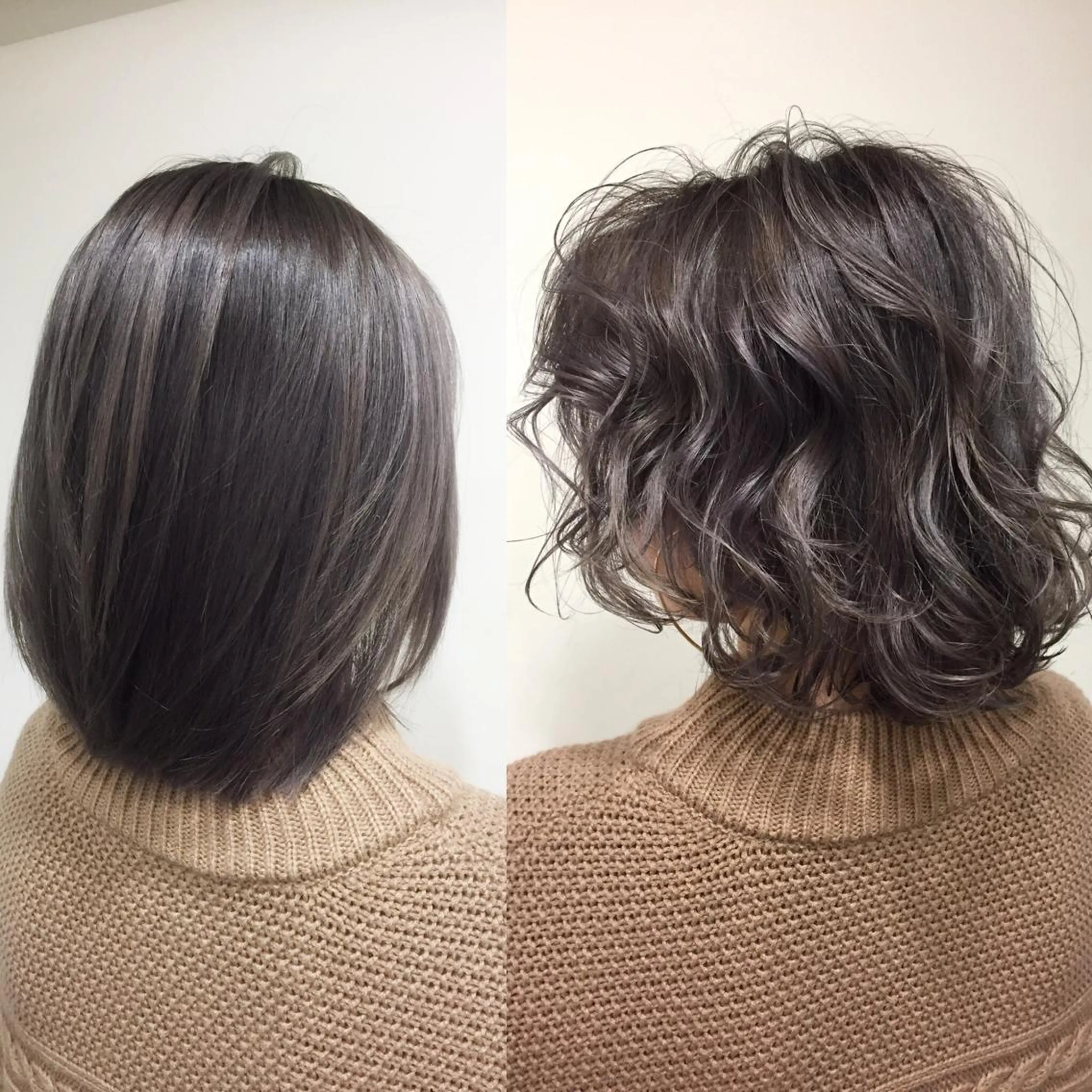 ショート カラー アッシュ ダブルカラー グラデーションカラー グレージュ 外国人風カラー Hair mission【ヘアーミッション】心斎橋所属・エクステ／レイヤー 落合/心斎橋のヘアスタイル