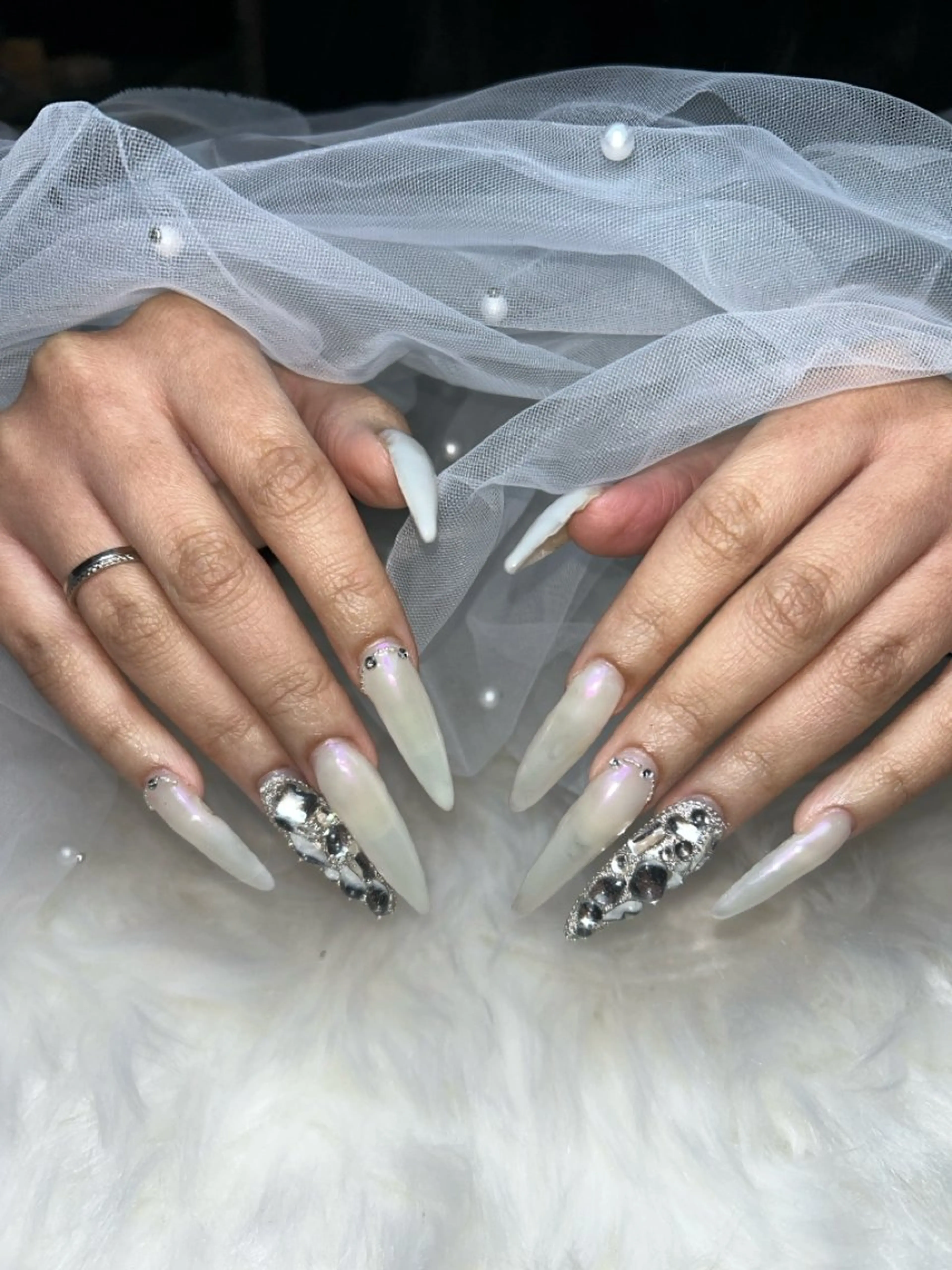 【オフ、ケア込み】【10本長さだし】付け放題🤍持ち込みデザイン（2h）の写真