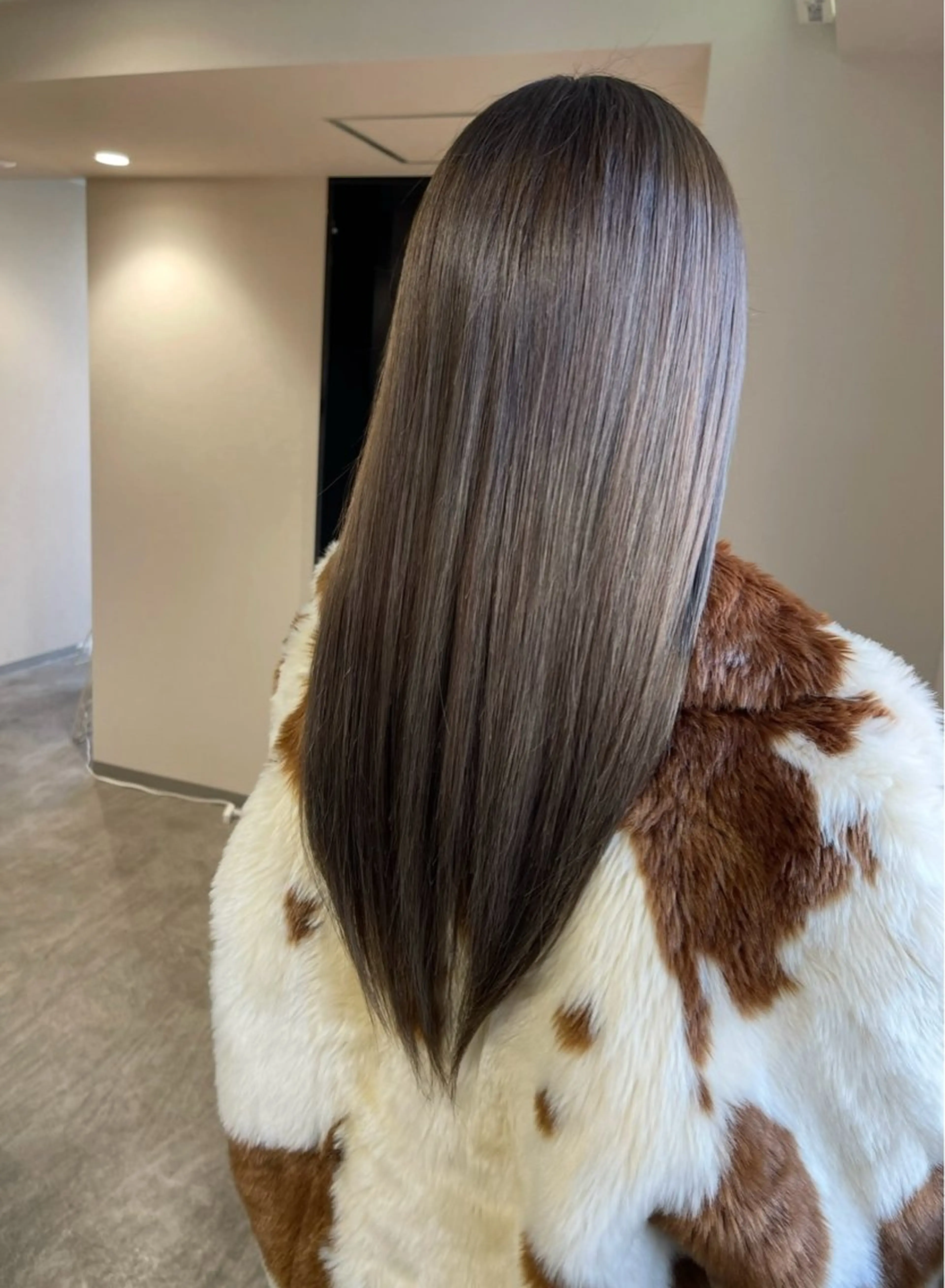 ロング カラー ベージュカラー グレージュ オレンジ ヘアカラー トリートメント 松井那津子 /ハイライトブリーチのヘアスタイル