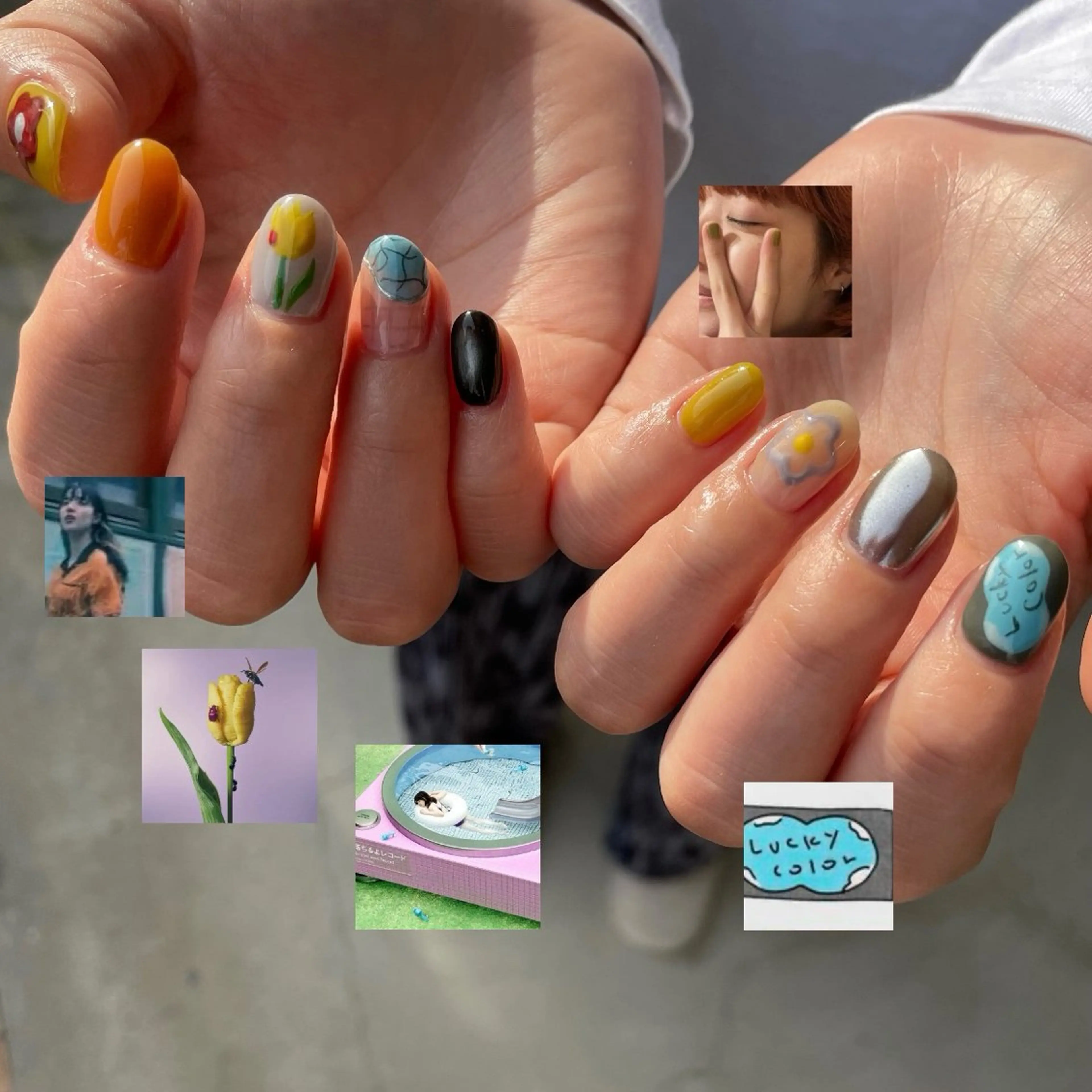 ネイル ハンドネイル RooM tani /個性派ニュアンスのネイルデザイン