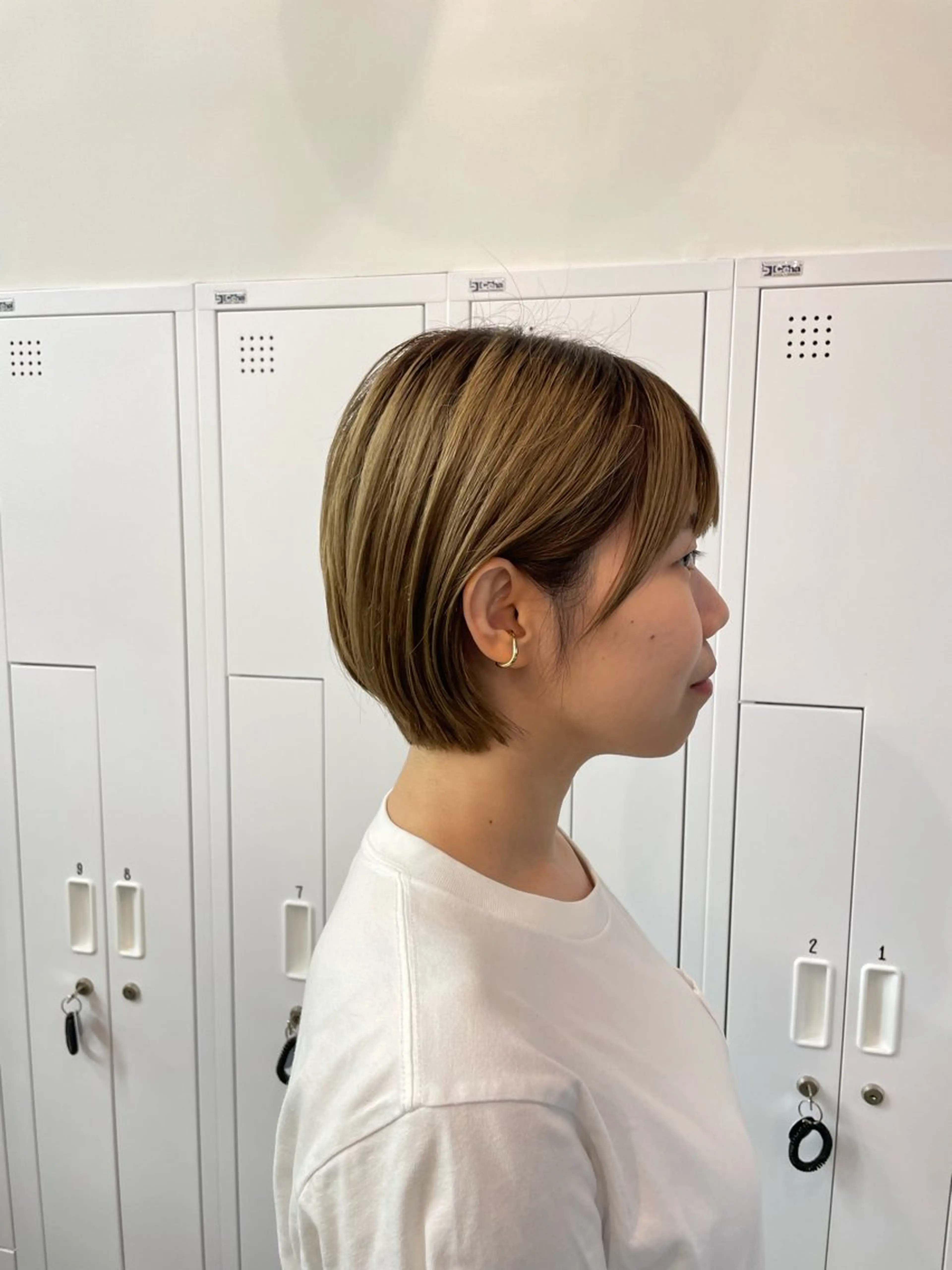 ショート 立野 莉央のヘアスタイル