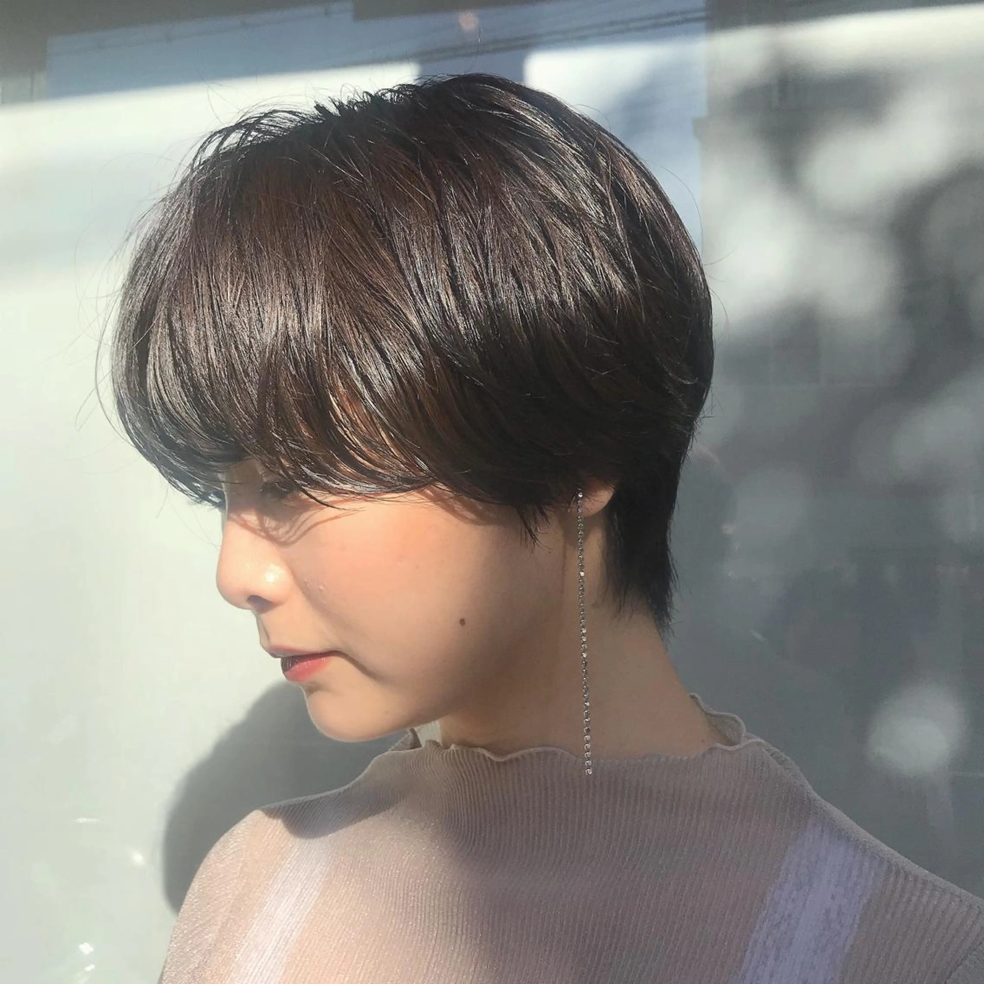 ショート カラー ヘアアレンジ マツエク・マツパ デザインカット ショートヘア Kawaguchi Arisaのヘアスタイル