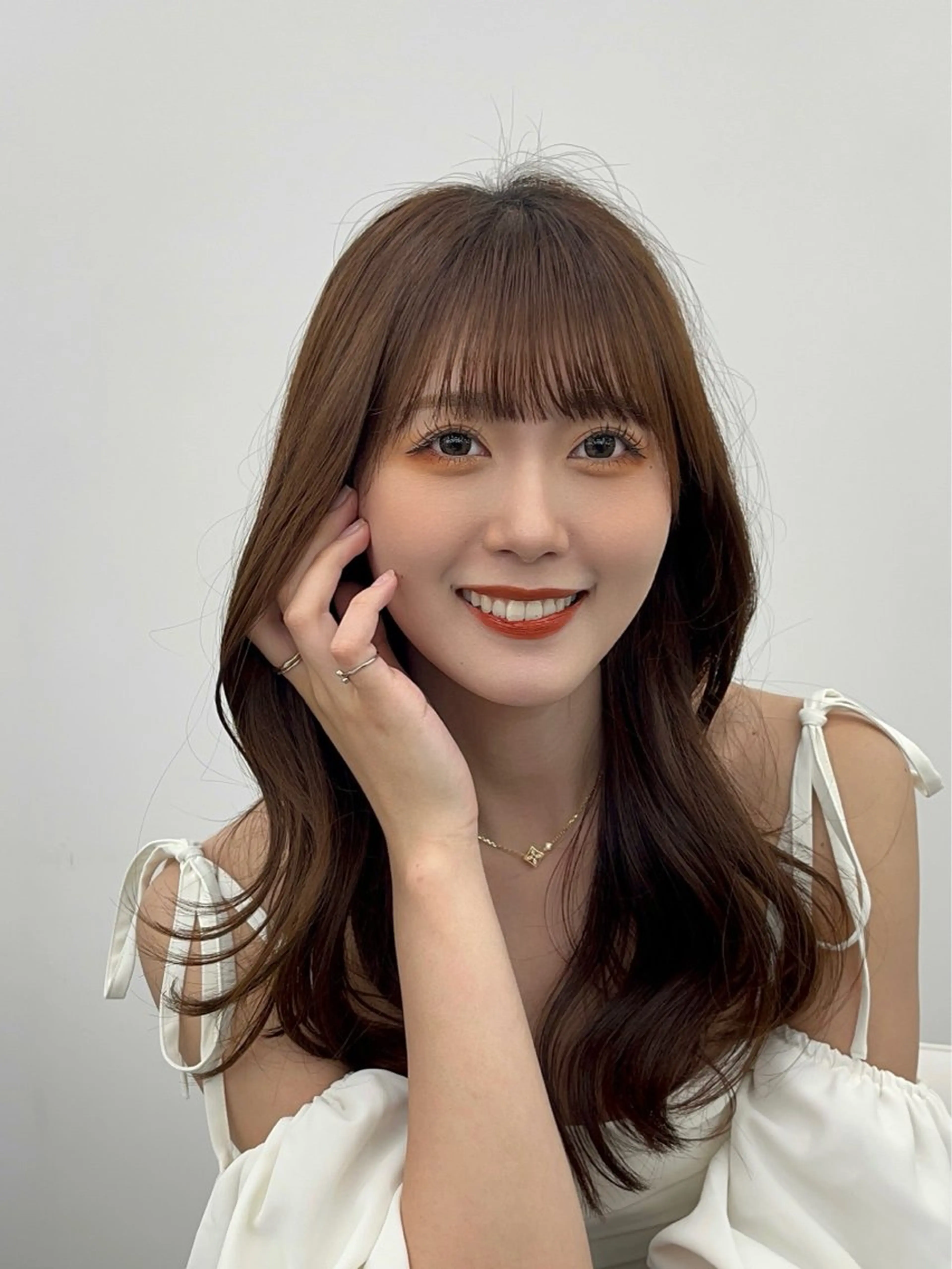 ロング カラー レイヤーカット顔周り /アレンジ伊藤彪真のヘアスタイル