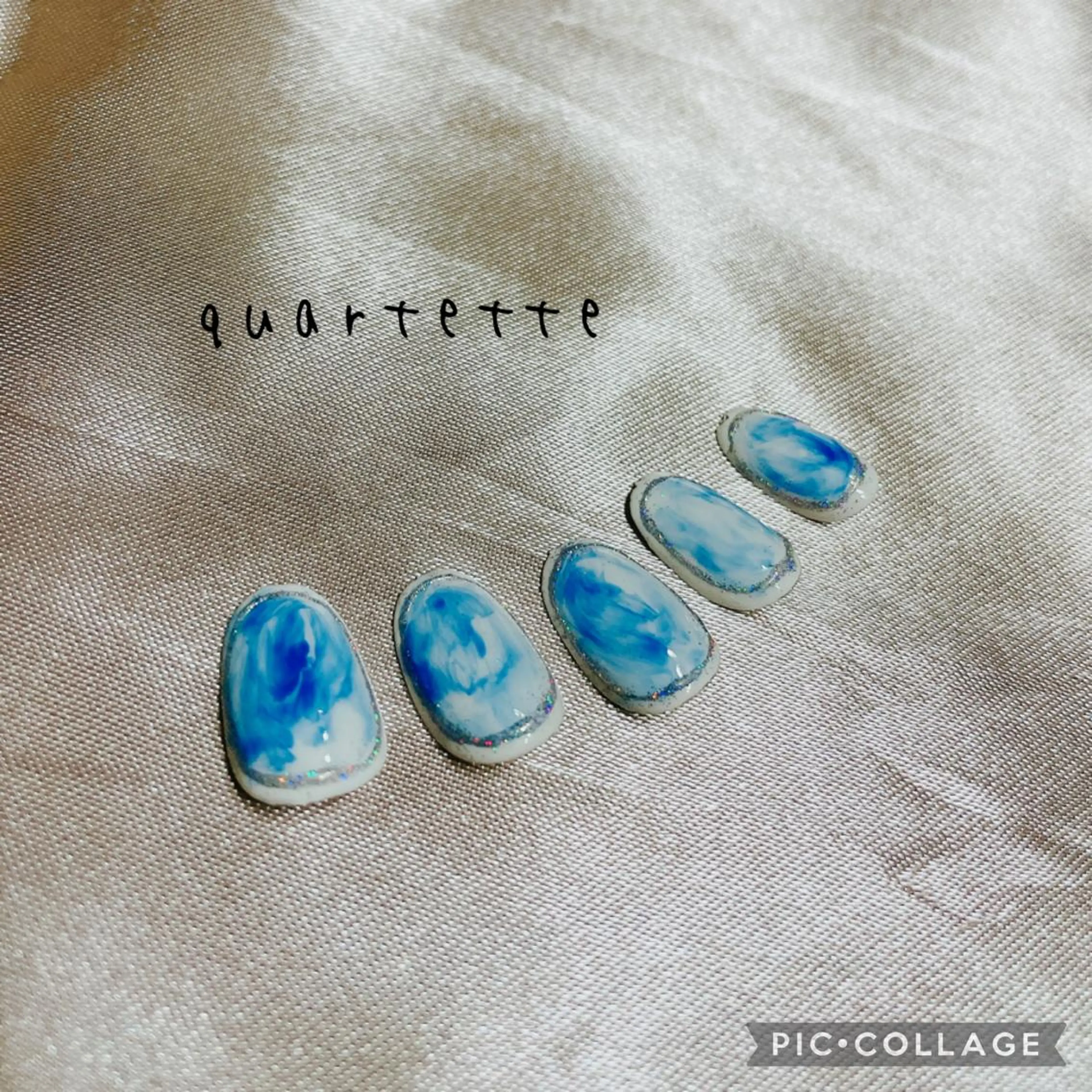 ネイル ブルー n. SAITOUのネイルデザイン