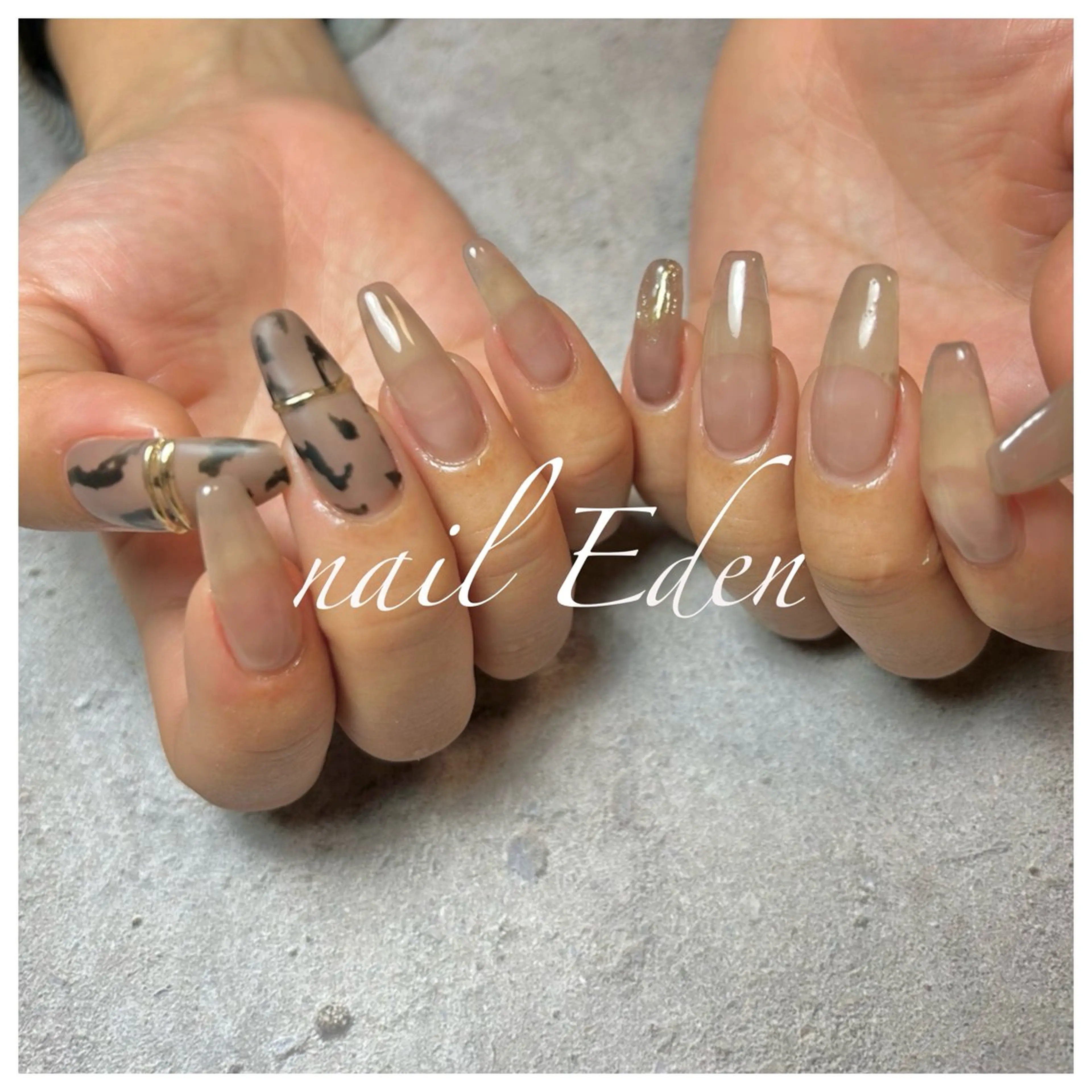 ネイル 持ち込み ハンドネイル Eden　private nail saron所属・Eden ♾️のネイルデザイン