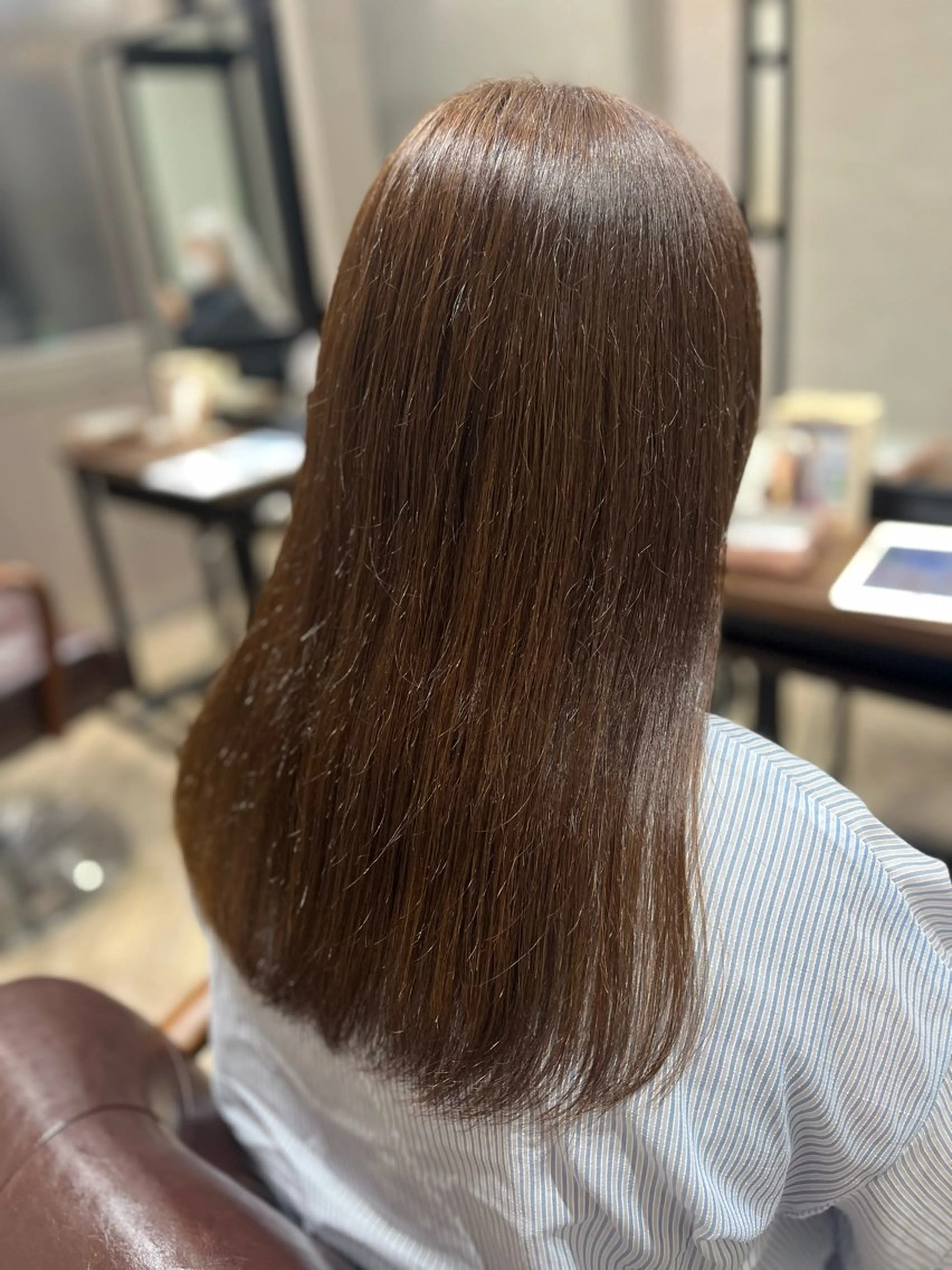 ロング カラー ベージュカラー ラベンダーカラー ラベンダーベージュ ヘアカラー トリートメント 🫧ぷる艶カラー🫧 Yuubi🦩のヘアスタイル