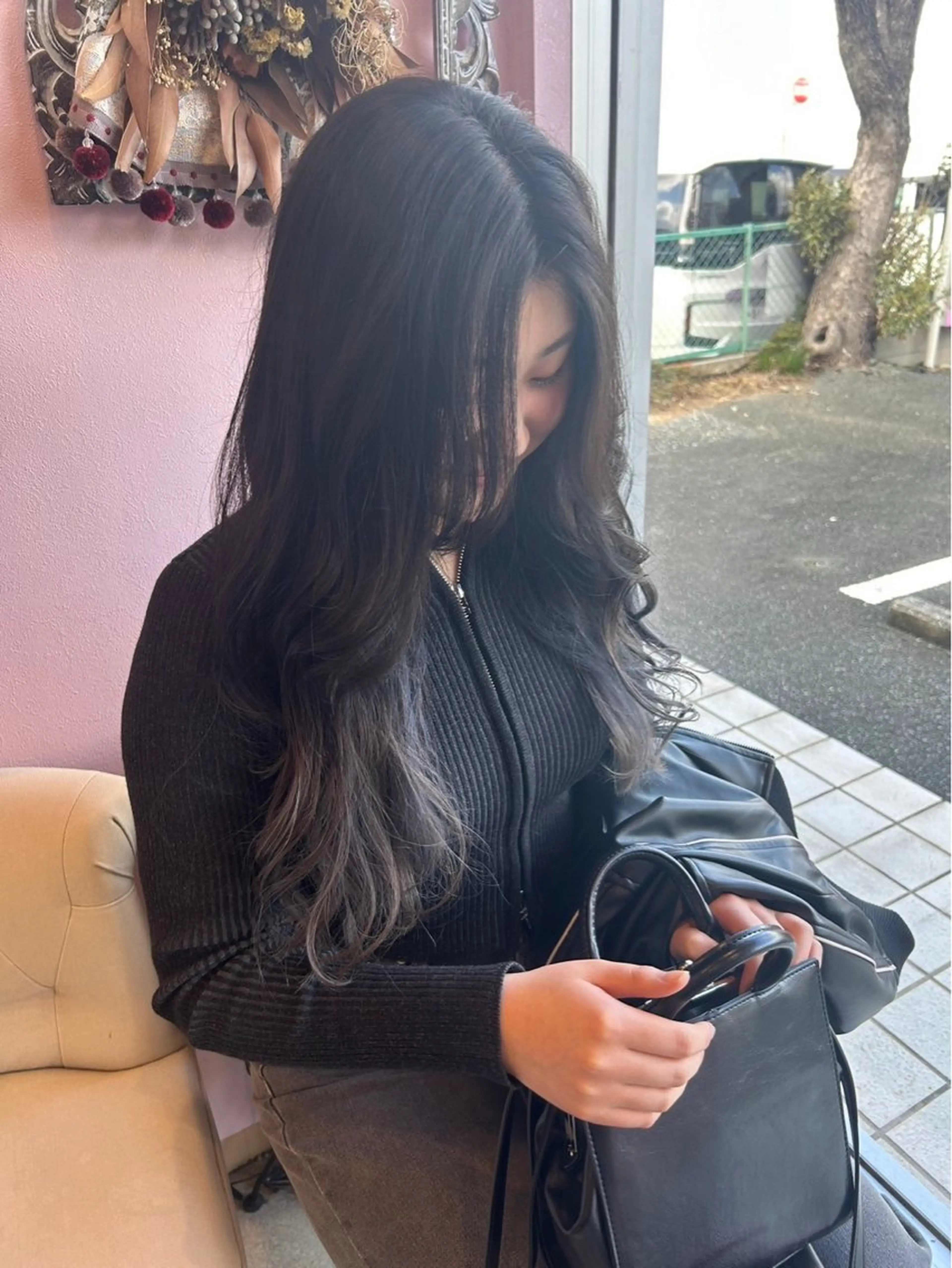 ロング カラー 🩷愛咲🩷レイヤー /透明感カラーのヘアスタイル