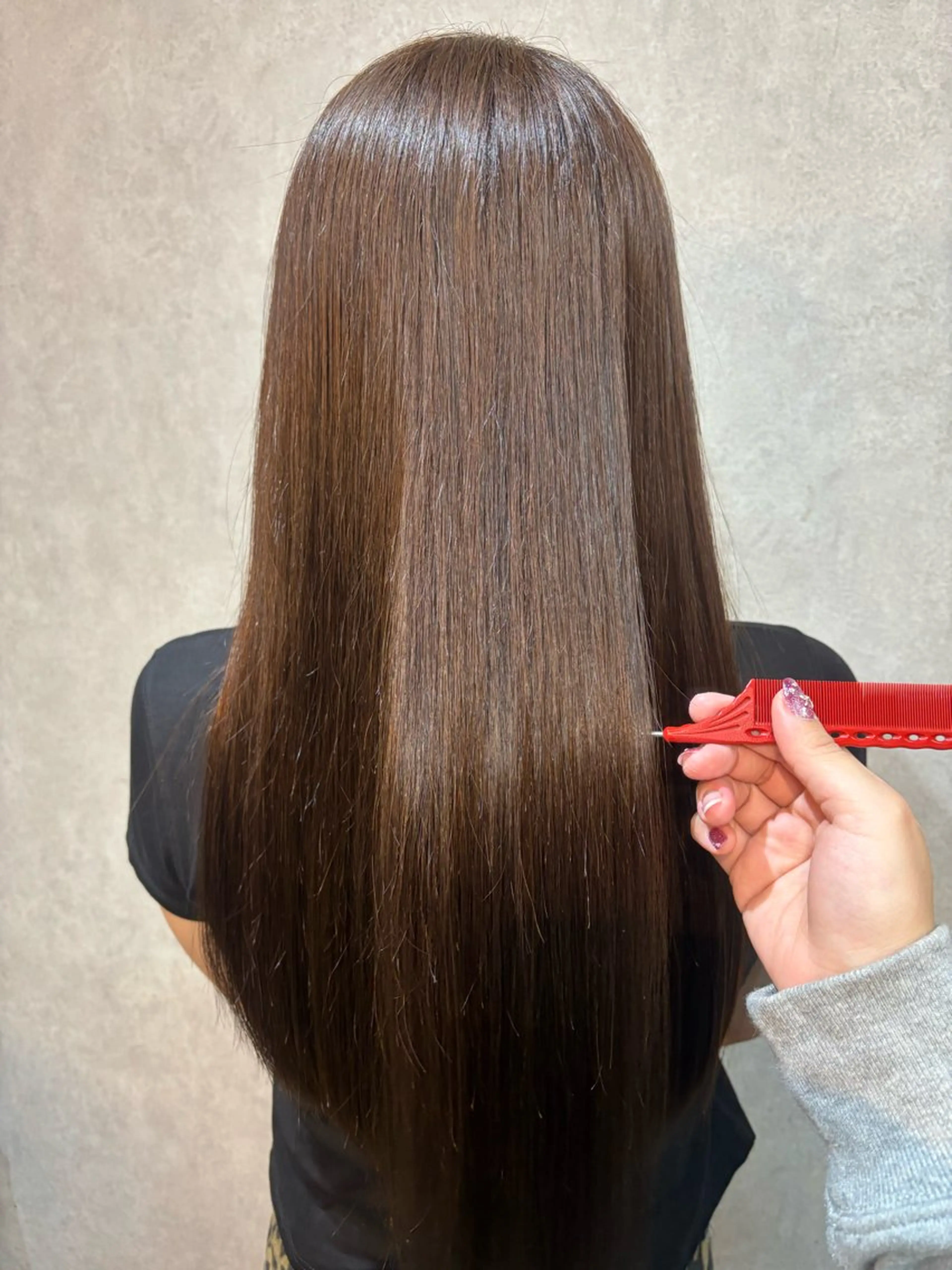 ロング ヘアカラー トリートメント ar clip表参道所属・💜髪質改善/ 艶カラー/ミナ🩷のヘアスタイル