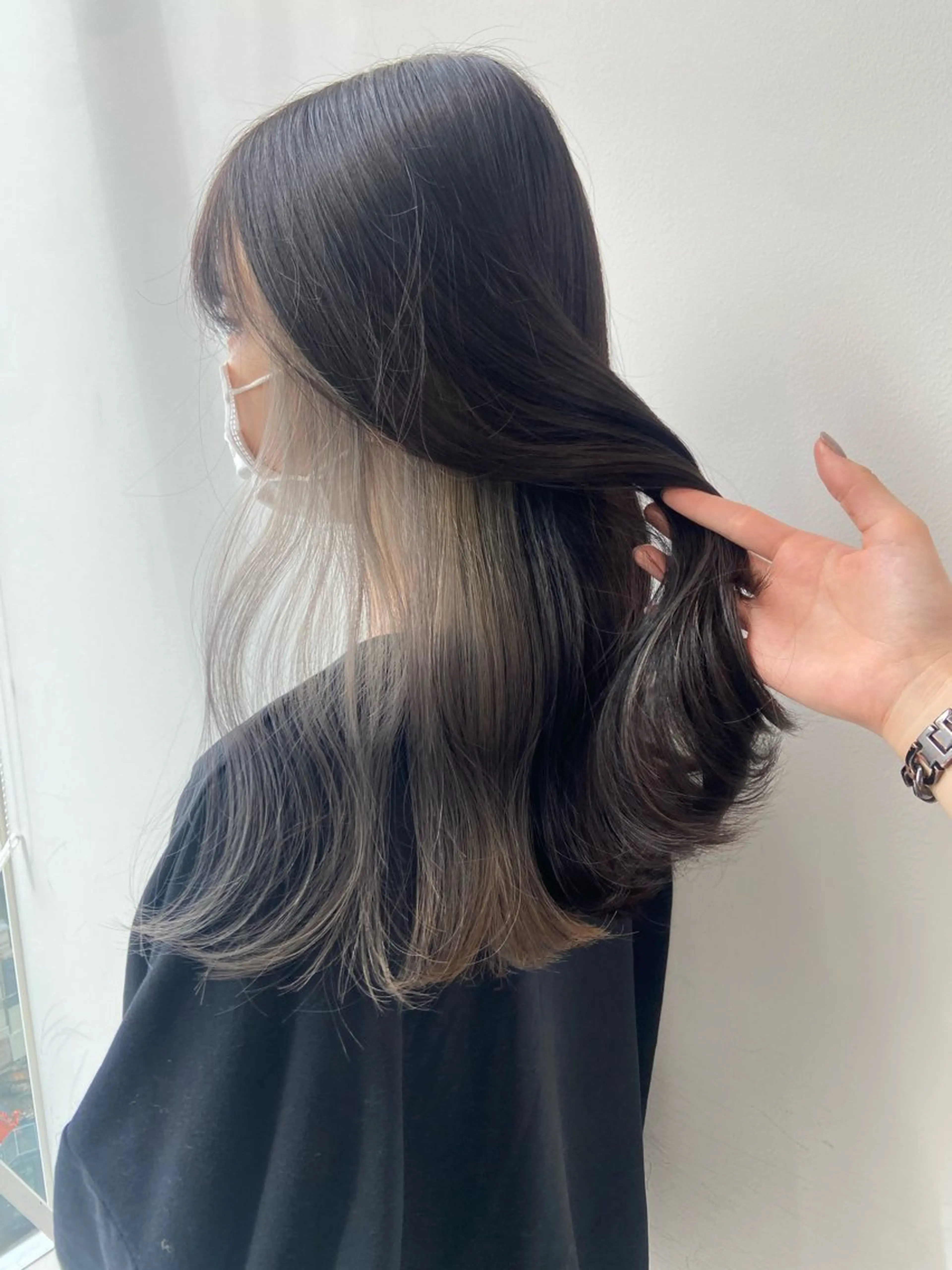 ロング ヘアカラー トリートメント 韓国レイヤー/ヘア カラー🎀ayamiのヘアスタイル