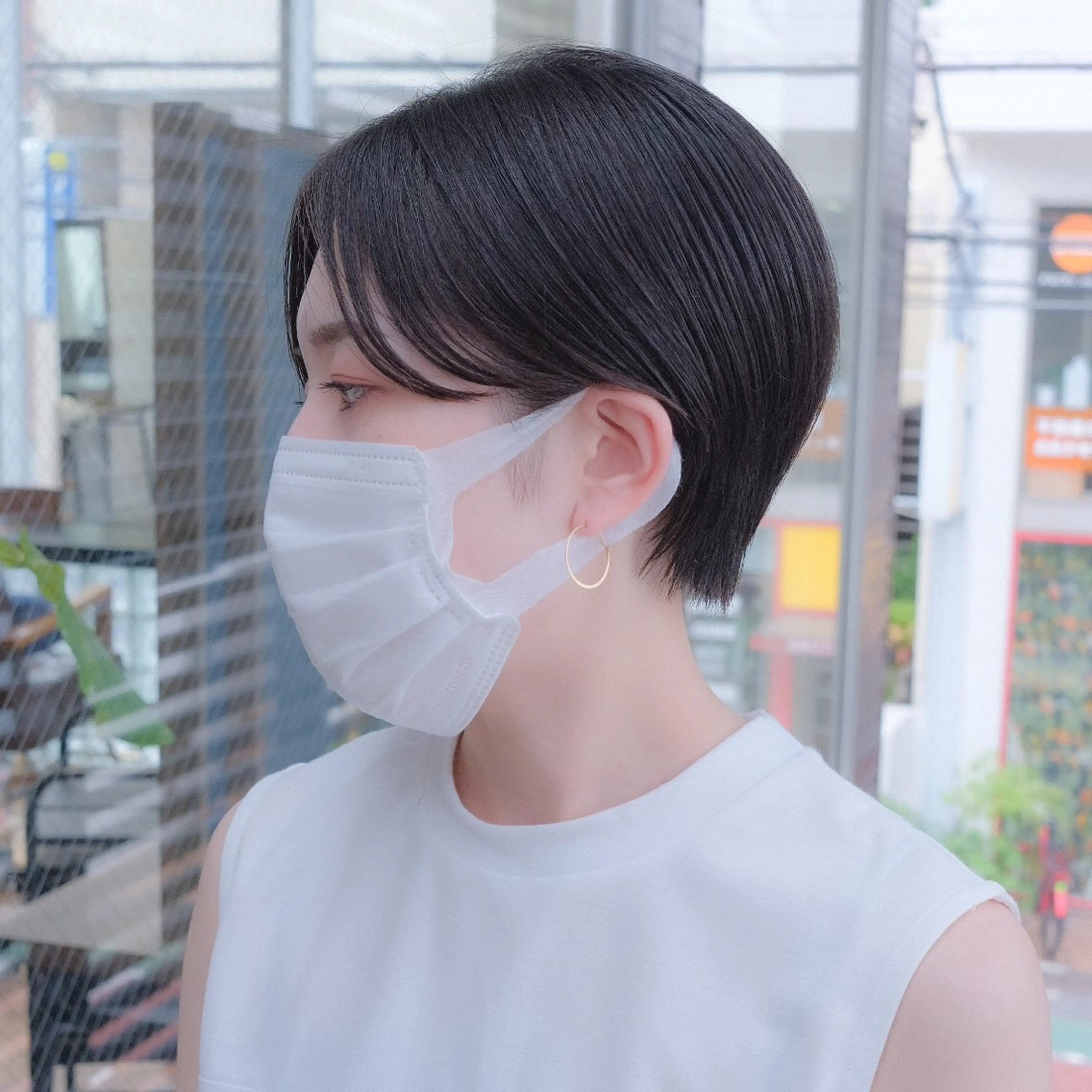 ショート カラー ハンサムショート ショートヘア 【表参道】ショート/ ボブ/くせ毛カットのヘアスタイル