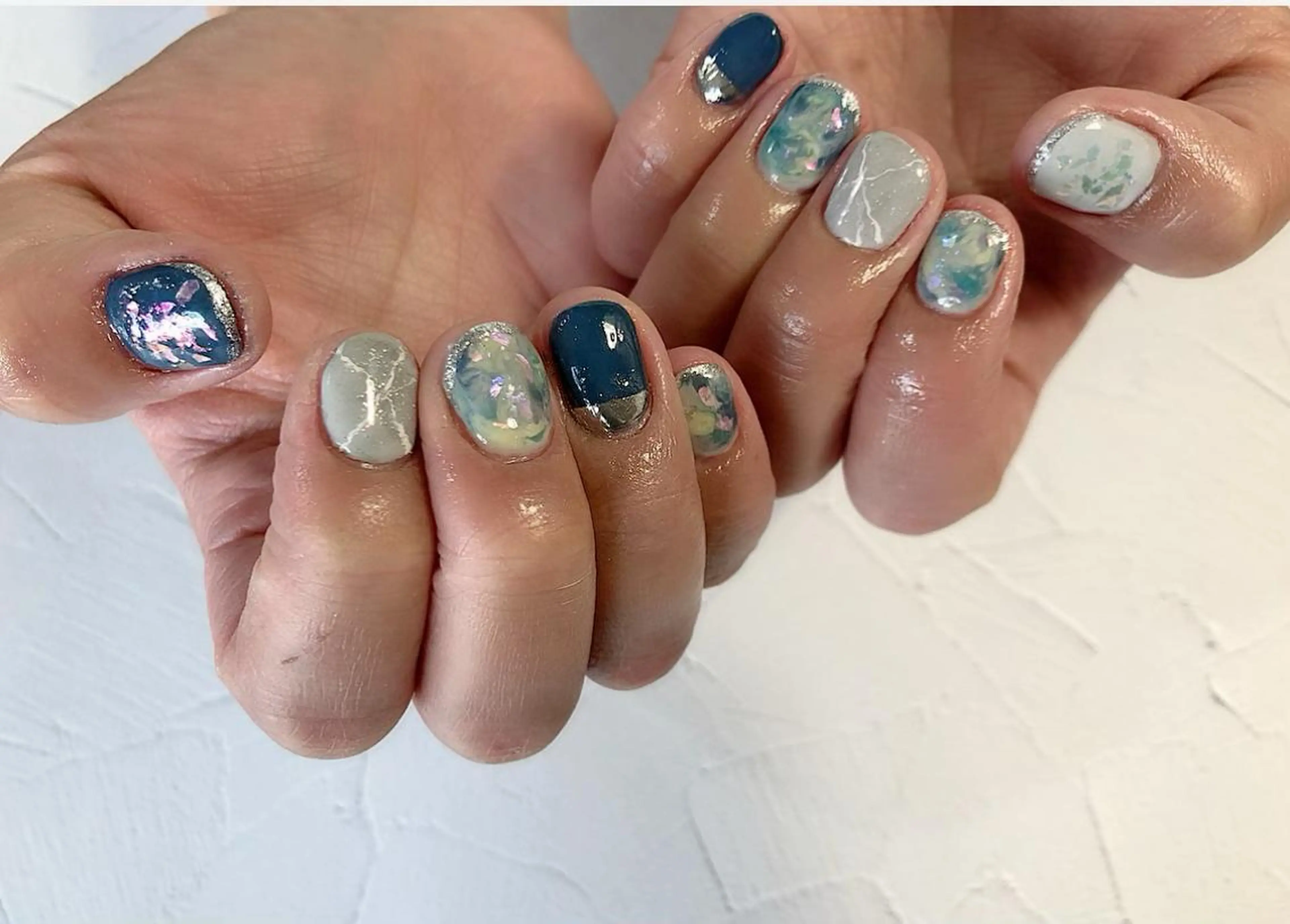 ショート ネイル ハンドネイル nailsalon Puretéのネイルデザイン