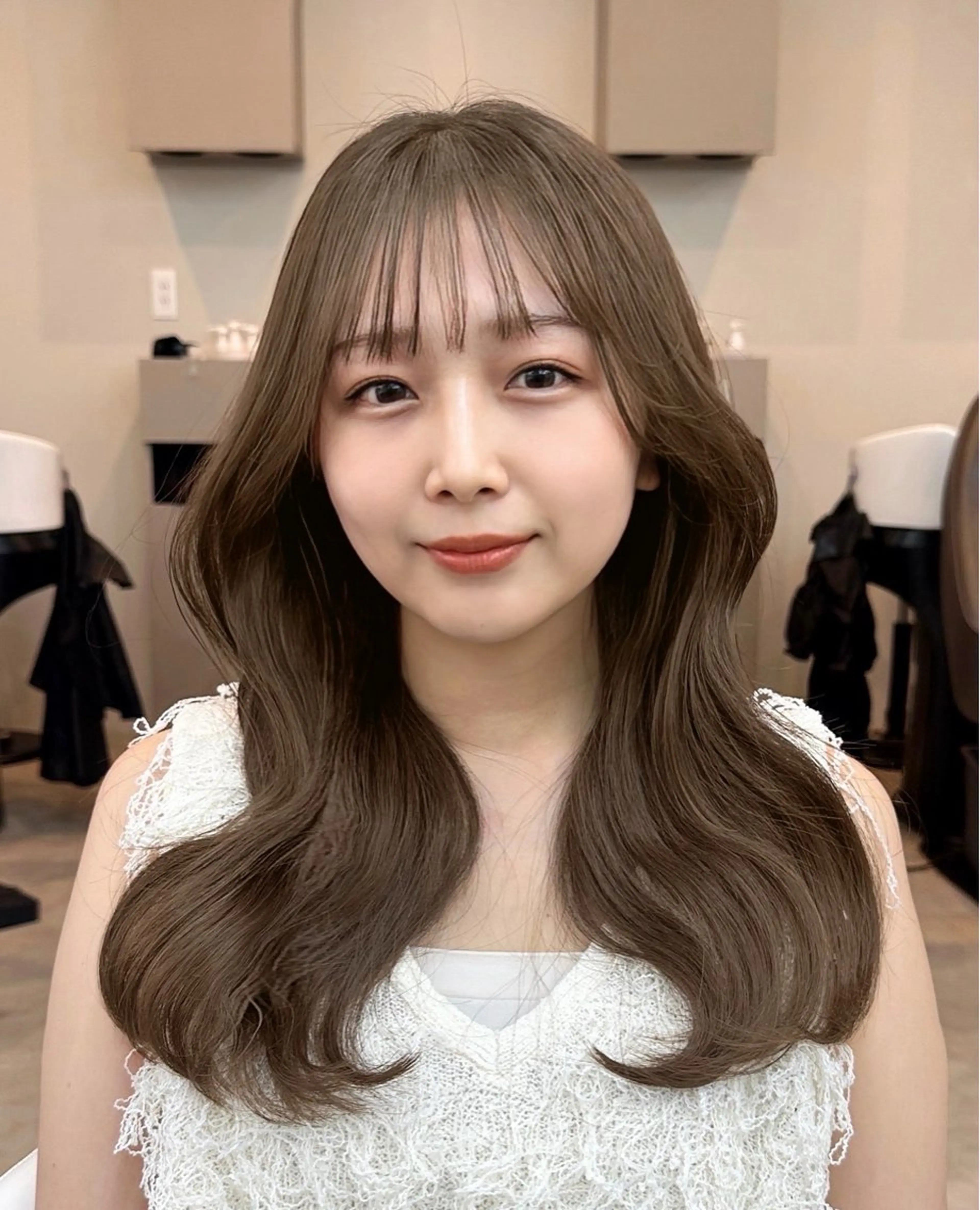 ミディアム Aura所属・丸山 心 / 艶カラーのヘアスタイル