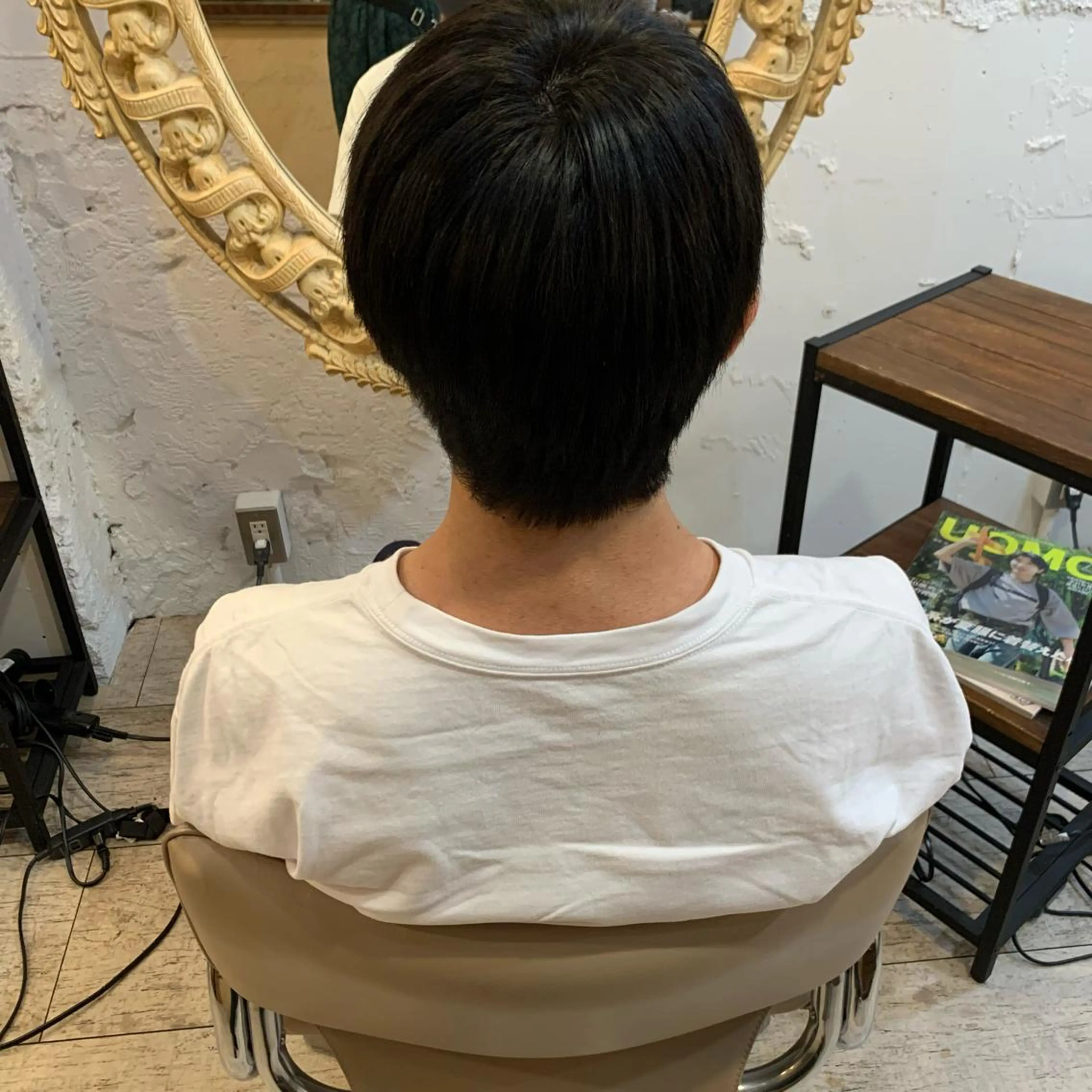 ショート ヘアアレンジ メンズ キッズ 刈り上げ zeen札幌店所属・sumina すみなのヘアスタイル