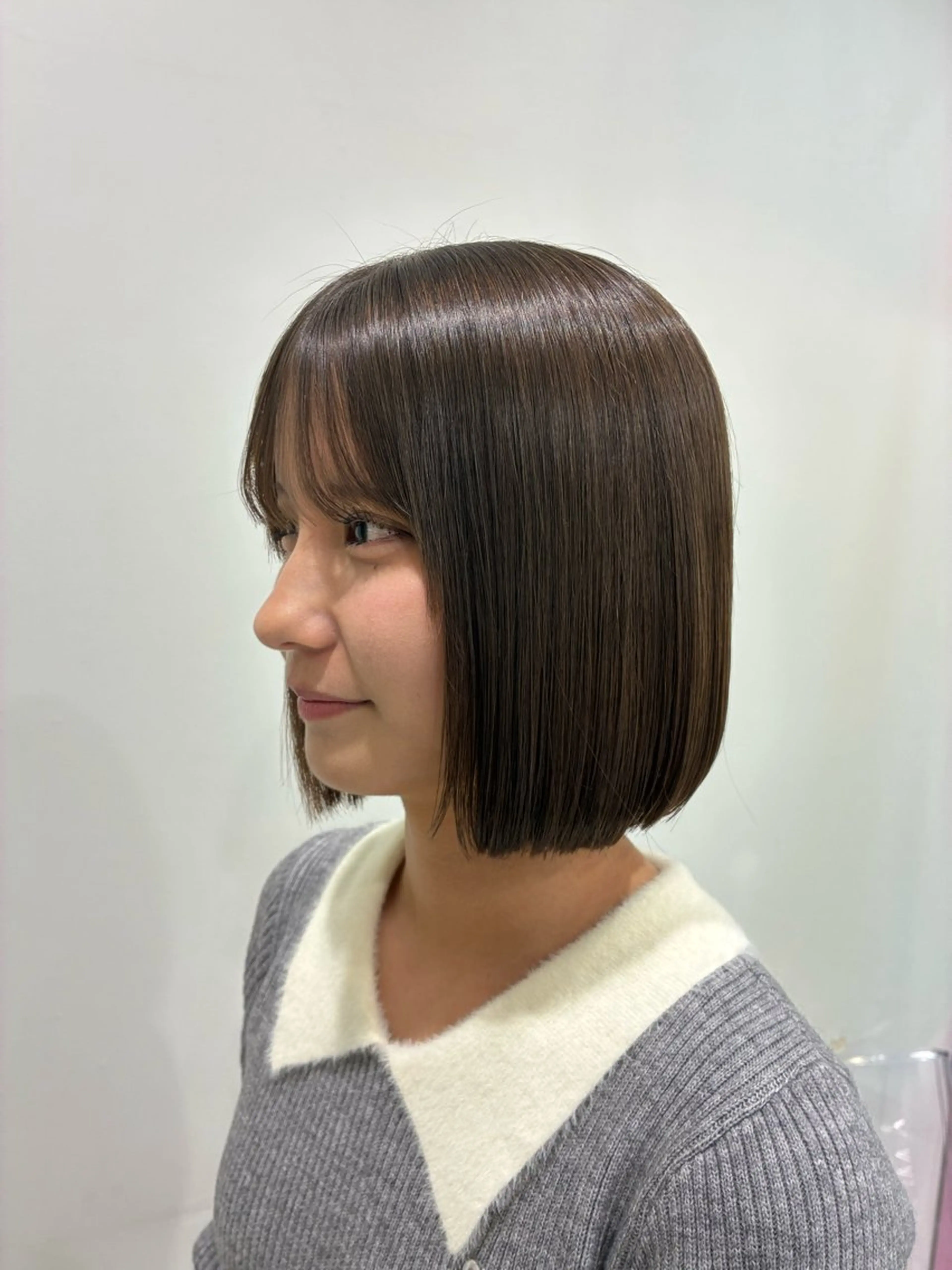 ショート カラー カット ヘアカラー トリートメント ヘアセット 透明感ベージュ🤎 manami👒🌿のヘアスタイル