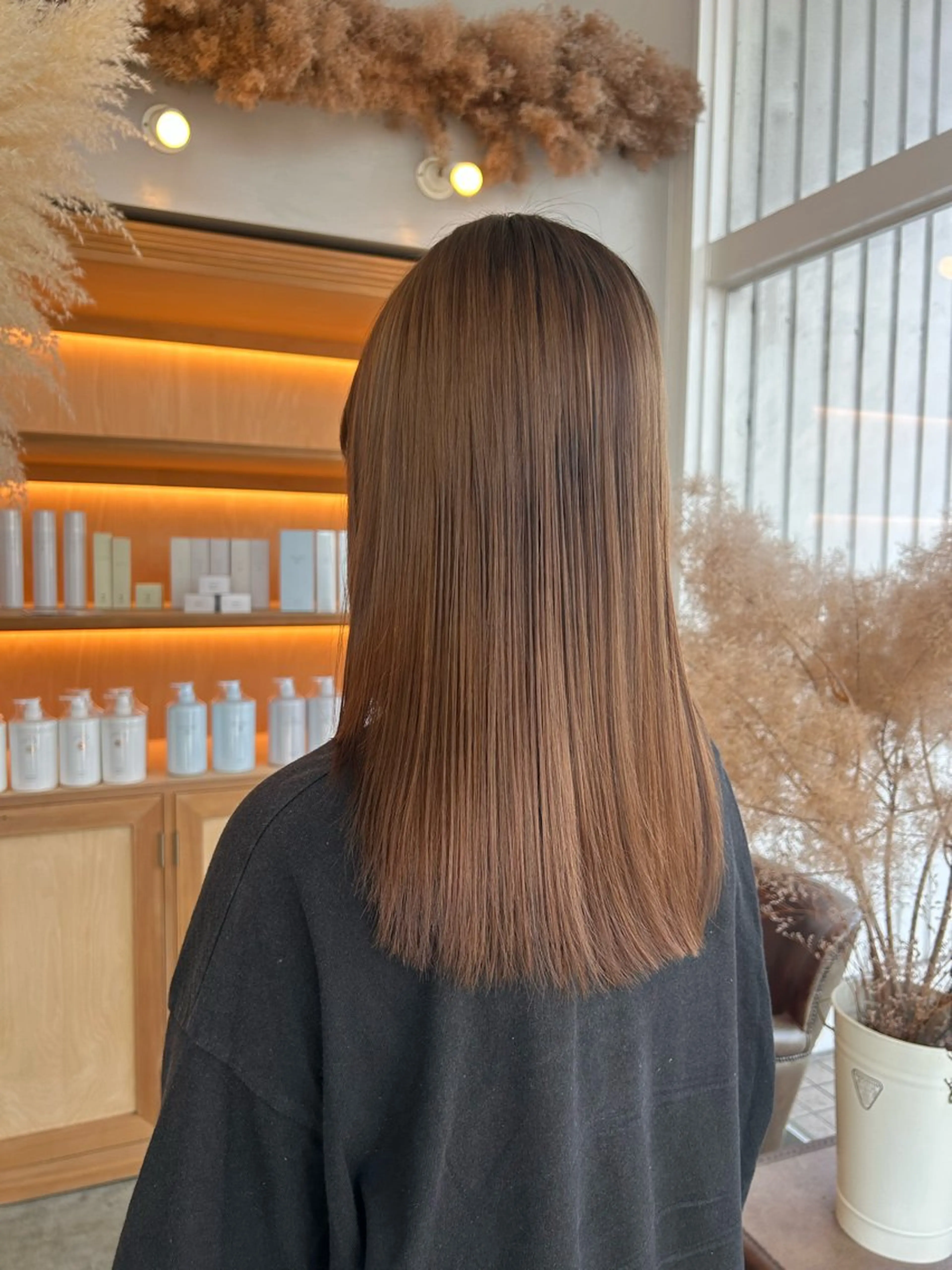 ロング ヘアカラー トリートメント YUIMARL SUZUKAのヘアスタイル