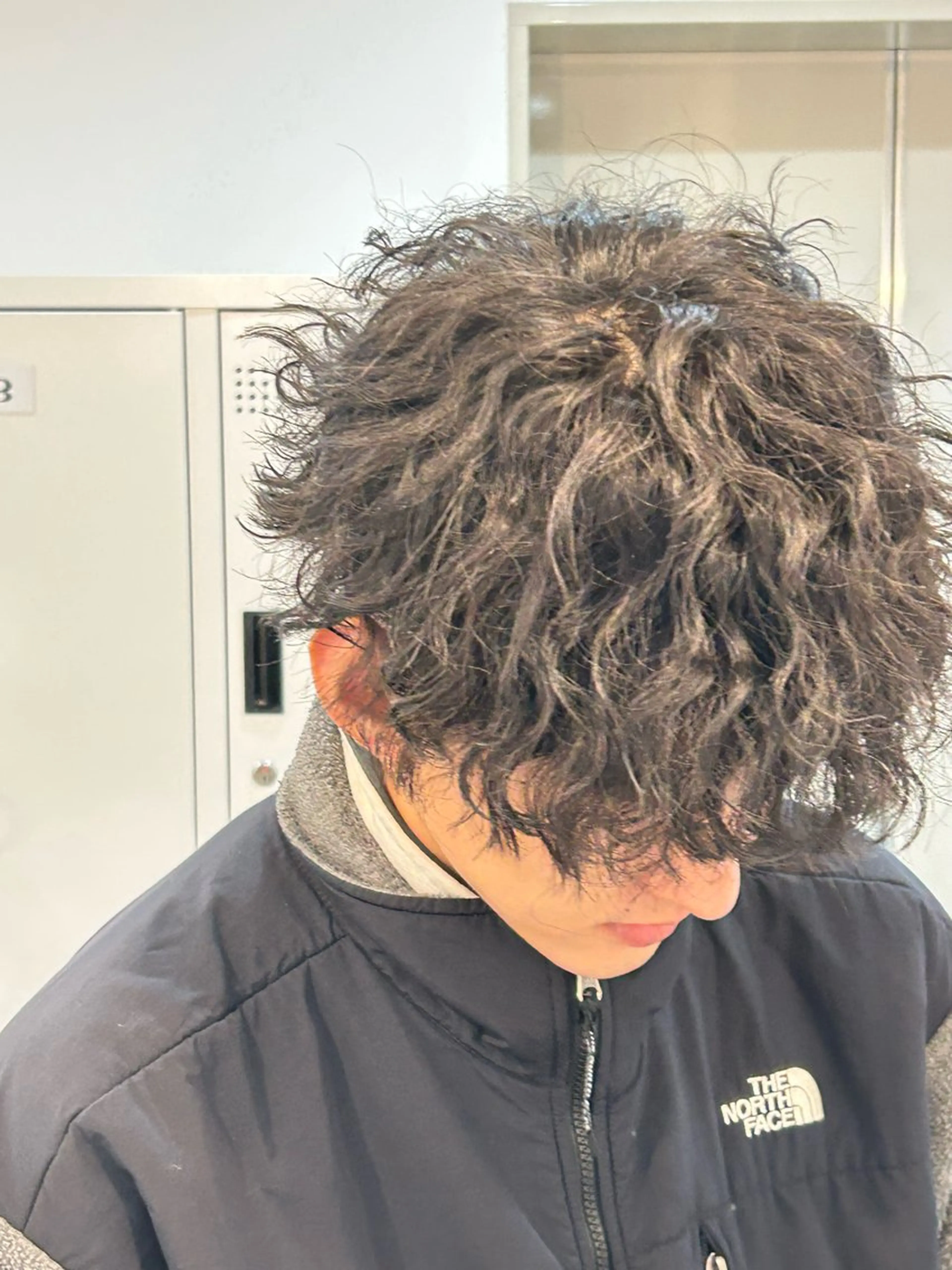 パーマ メンズ カット パーマ メンズ／韓国レイヤー 石田晶人のヘアスタイル