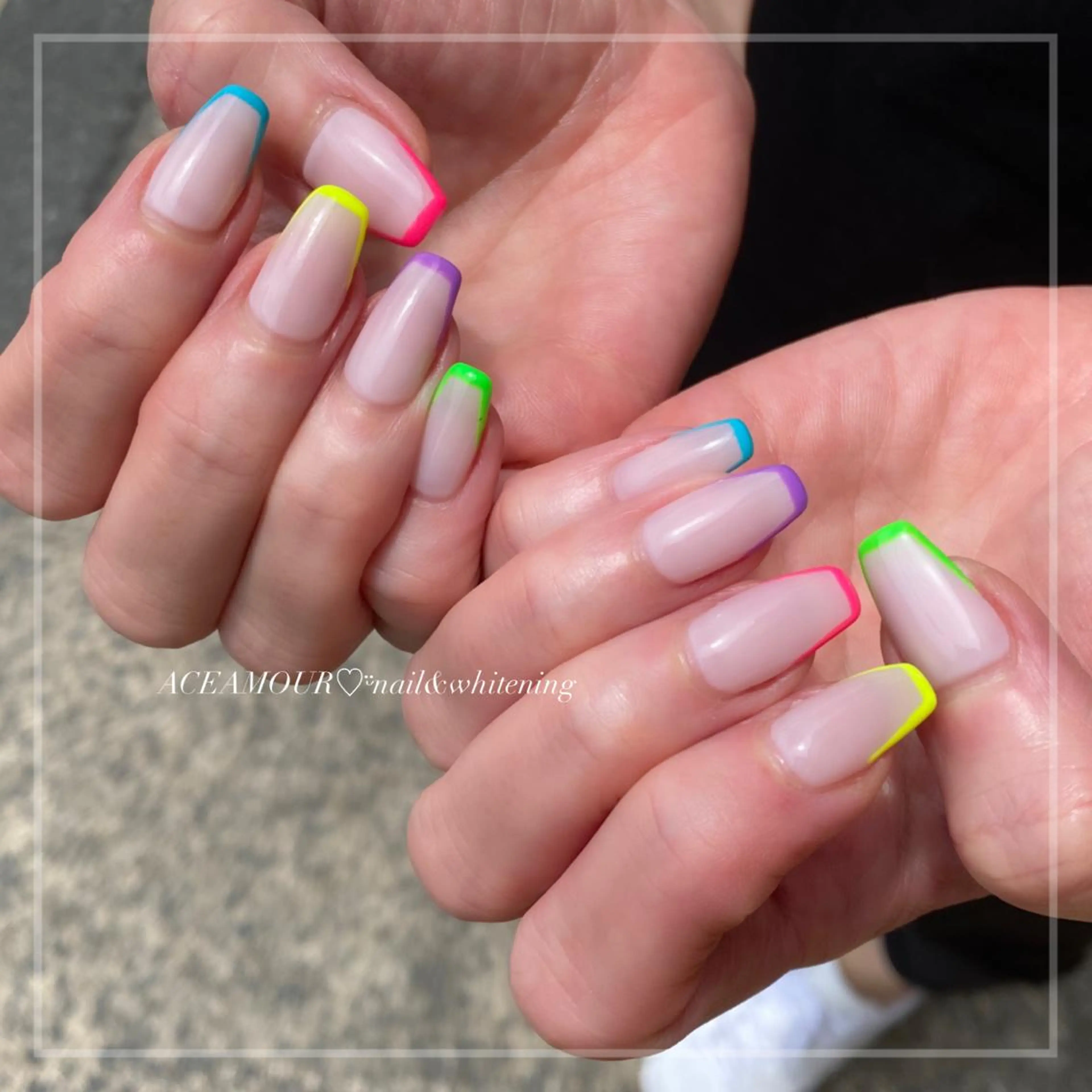 ネイル ネイル/耳つぼ /新ホワイトニングのネイルデザイン