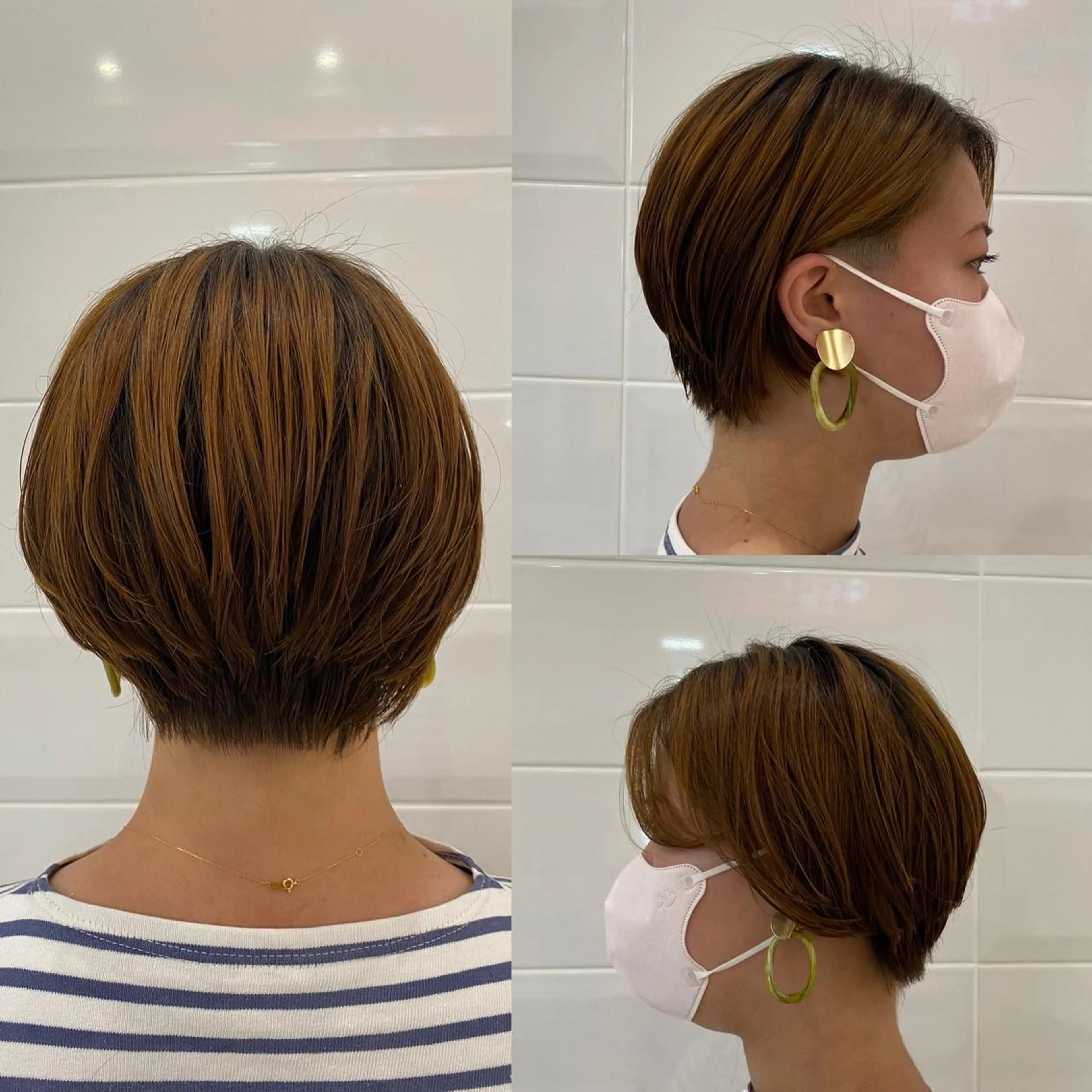 ショート 竹内 美貴のヘアスタイル