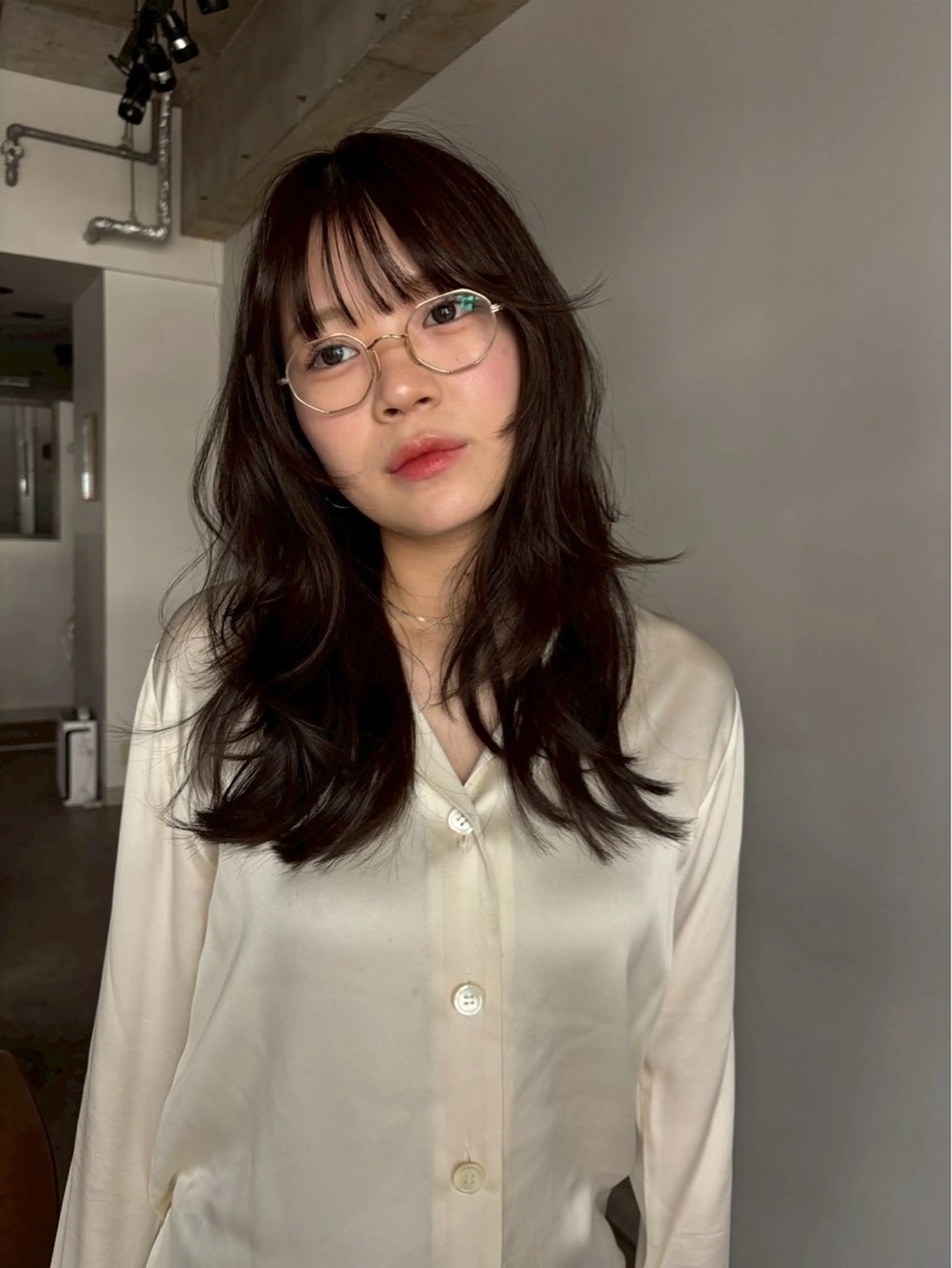 カラー miku/天神 艶カラーのヘアスタイル