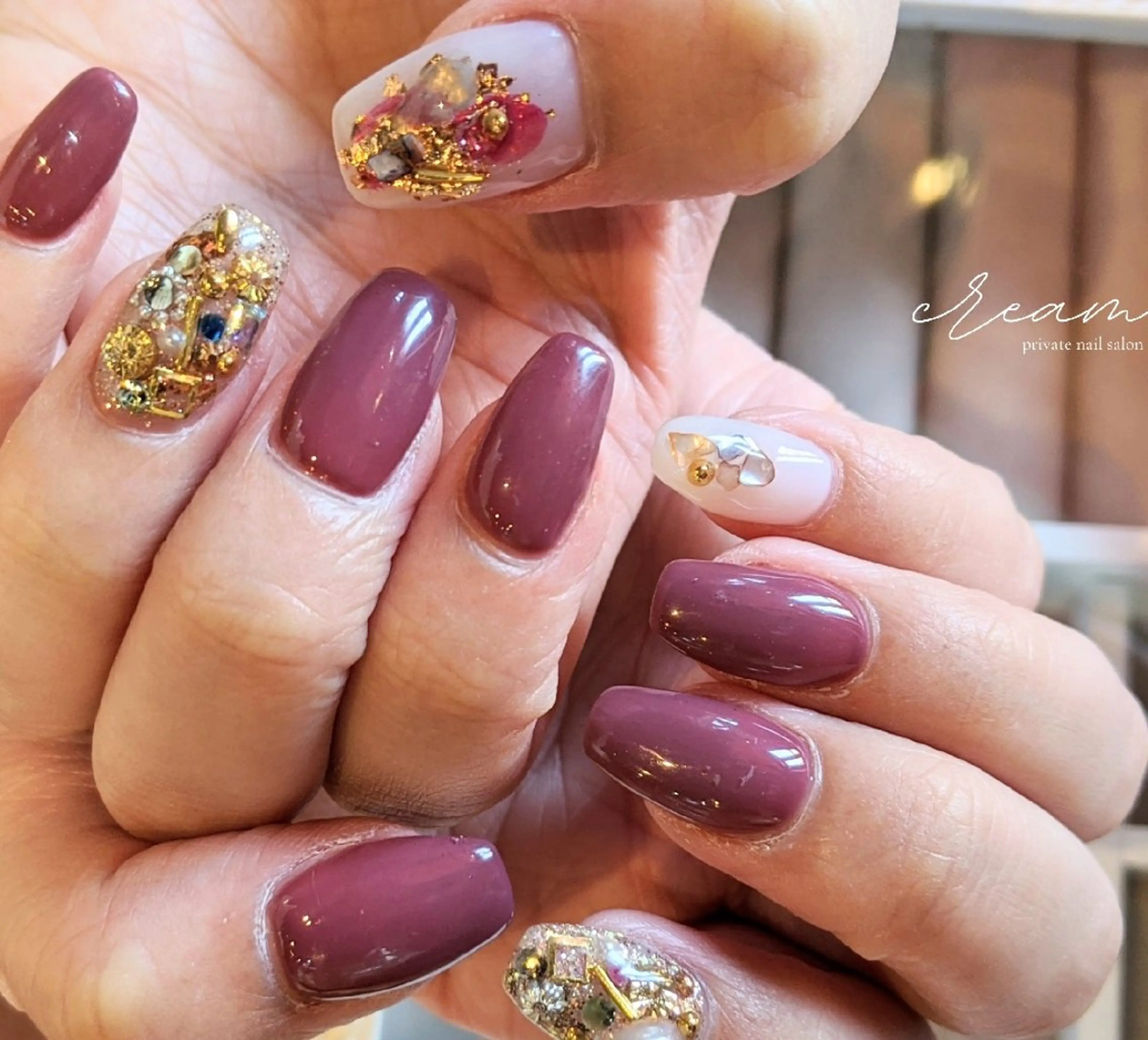 ネイル アートネイル ハンドネイル cream. nailのネイルデザイン