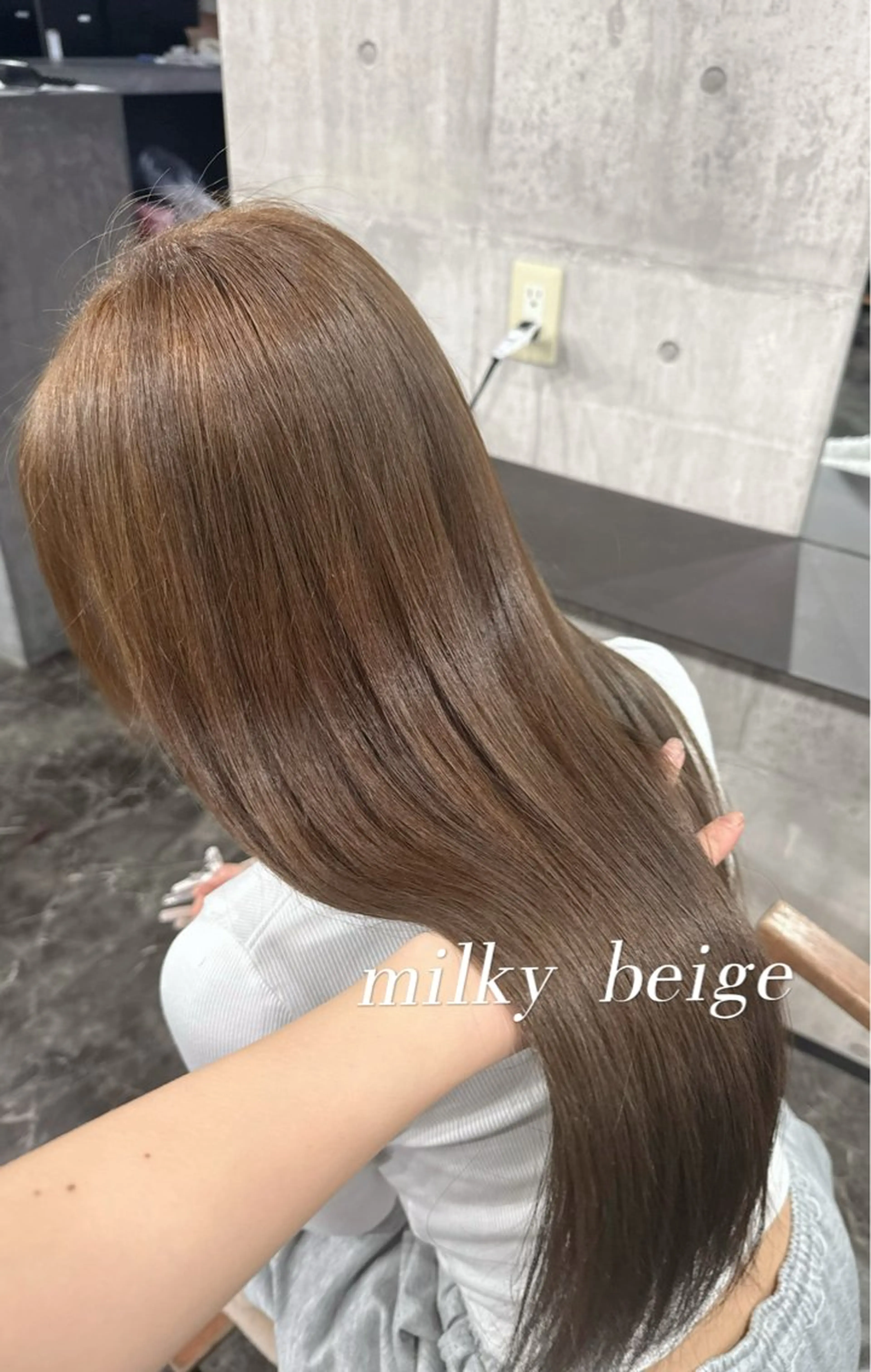 カラー ヘアカラー 五味 亜有里のヘアスタイル