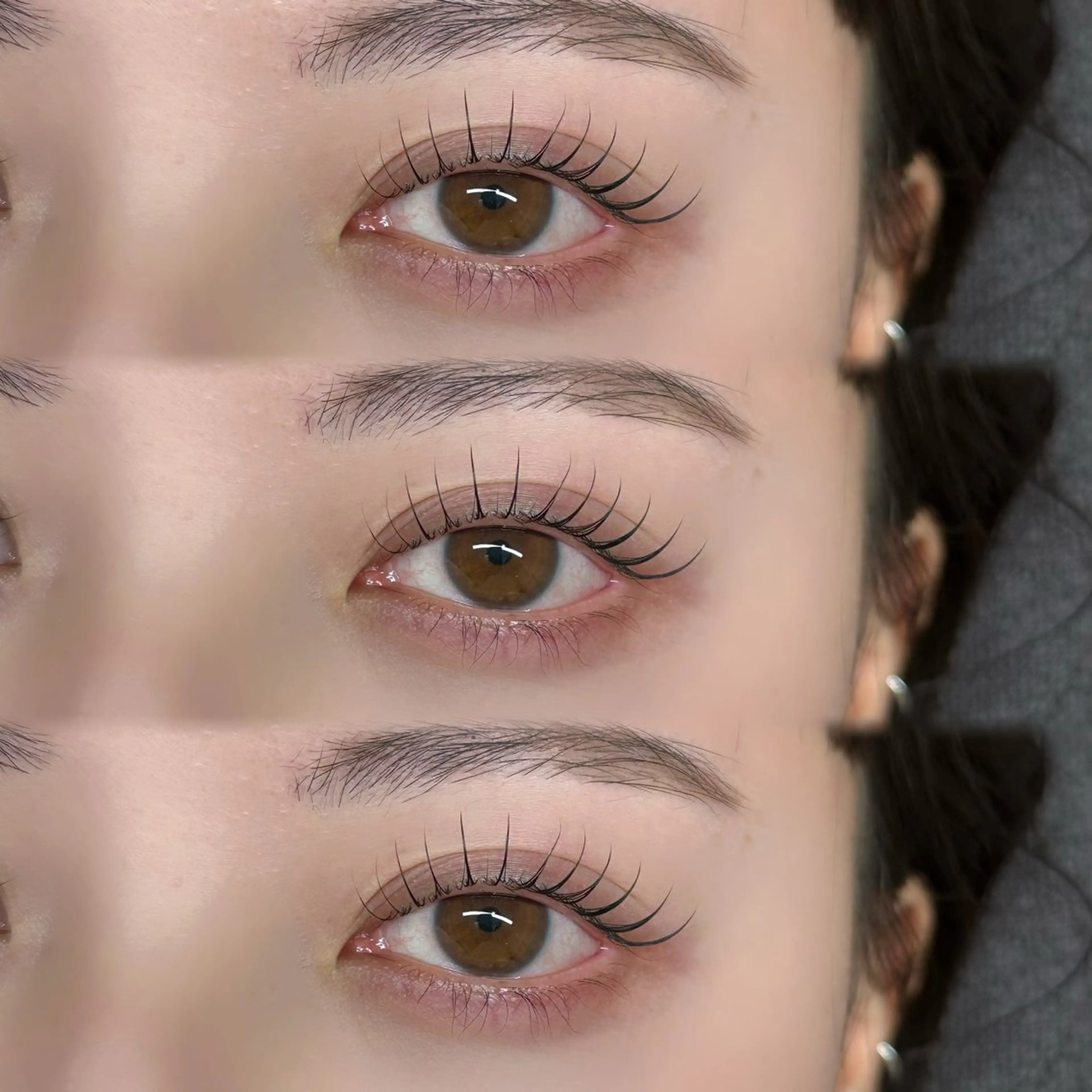 マツエク・マツパ ケラチンラッシュリフト マツパ “ C ” kana🩰‎🤍のマツエク・マツパデザイン