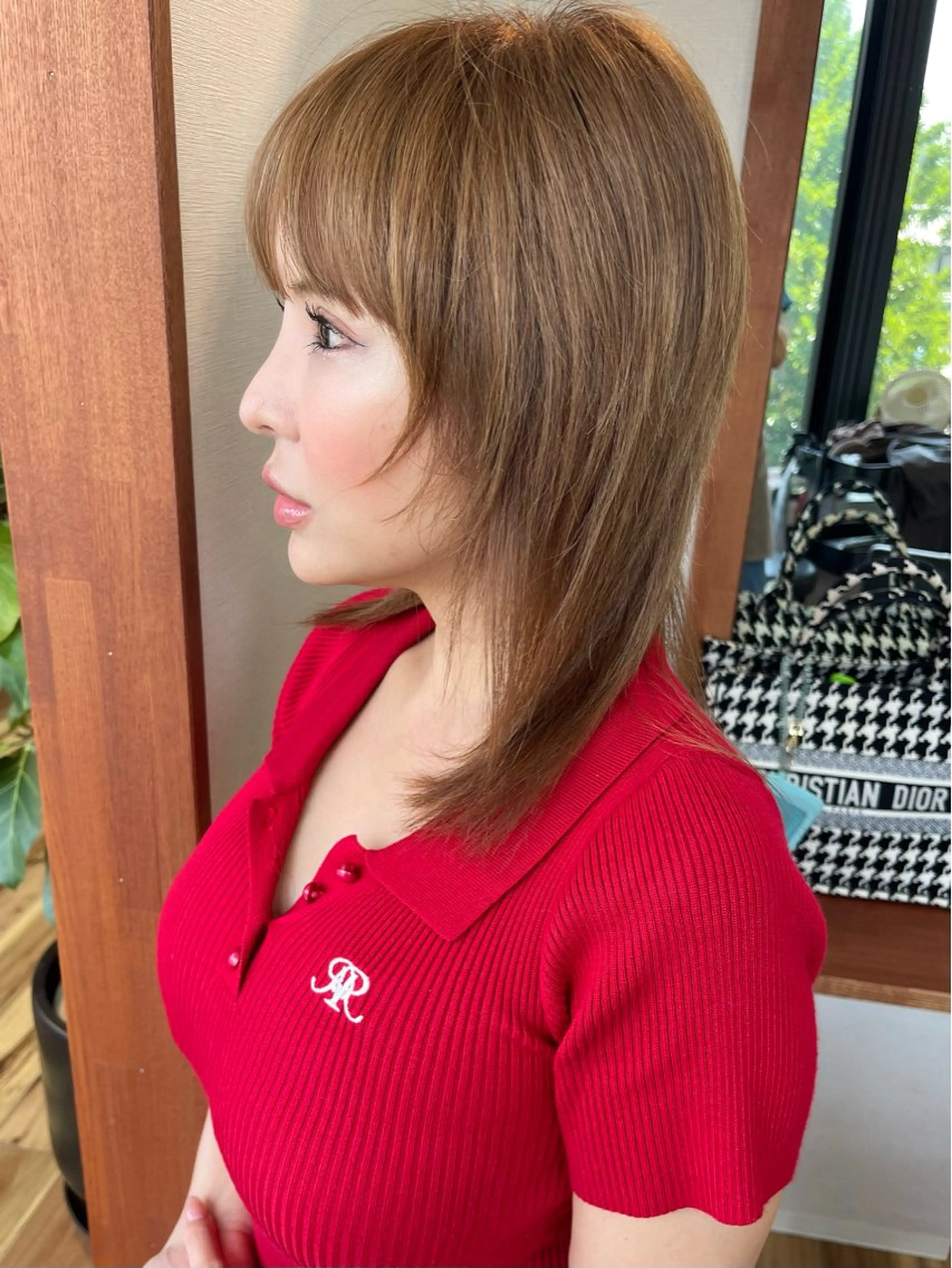 ショート カラー ベージュカラー カット ヘアカラー トリートメント 髪質改善ｶﾗｰ ｹｱﾌﾞﾘｰﾁ/ﾀﾑのヘアスタイル