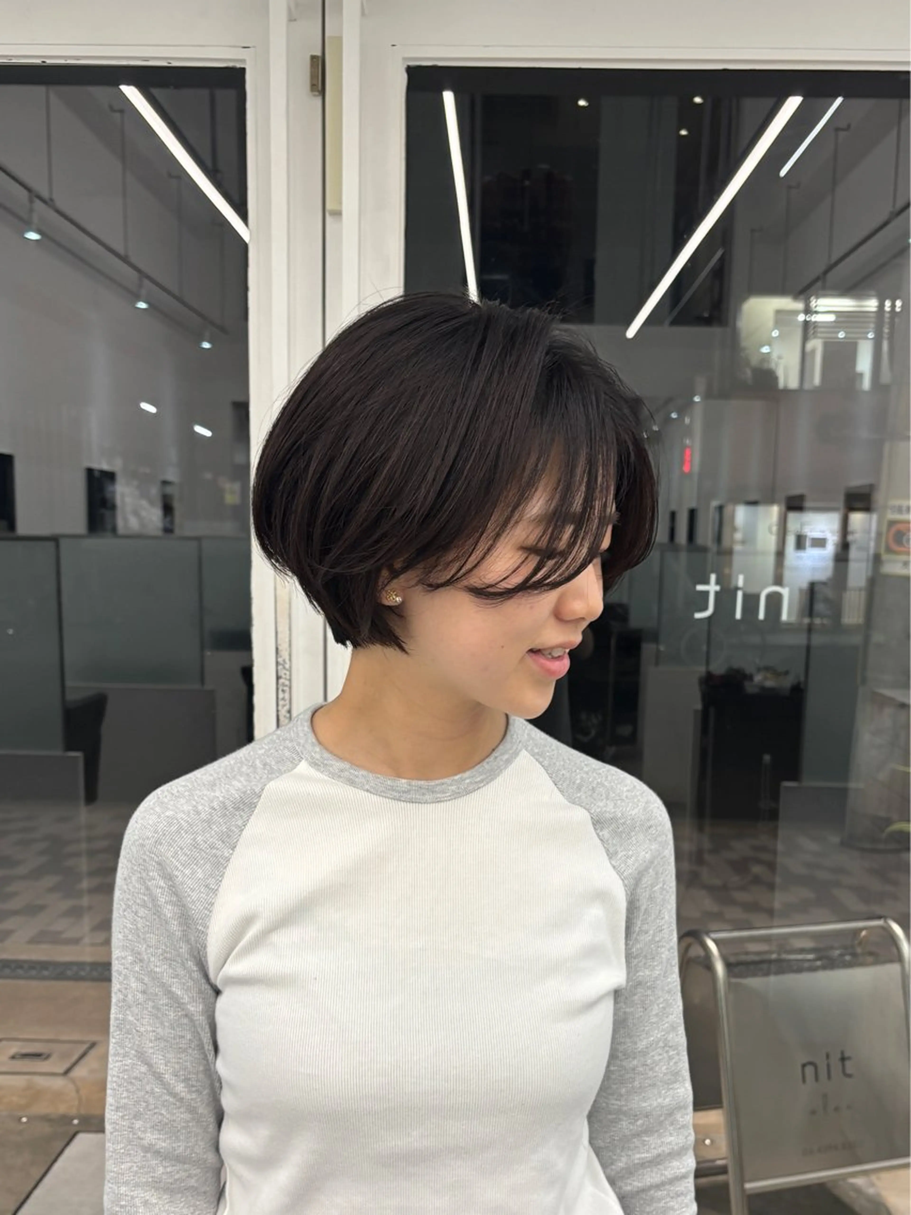 ショート ショートボブ ボブ ショートヘア AHNKISM所属・トレンド🌷 ボブ　パーマ🩰のヘアスタイル