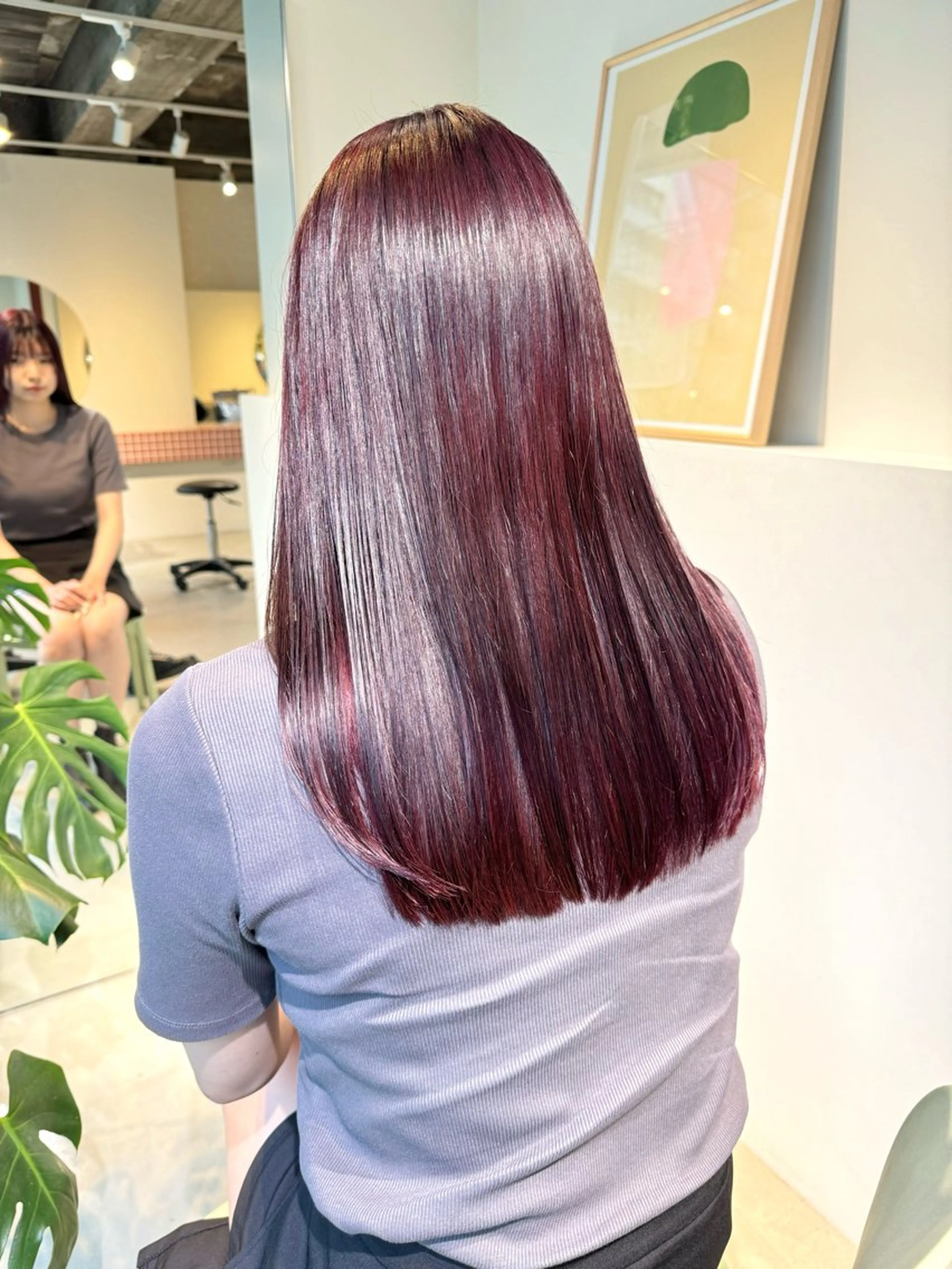 ロング カラー アディクシーカラー アッシュ ベージュカラー グレージュ オリーブカラー 髪質改善スペシャリス ト長尾勇弥/梅田中津のヘアスタイル