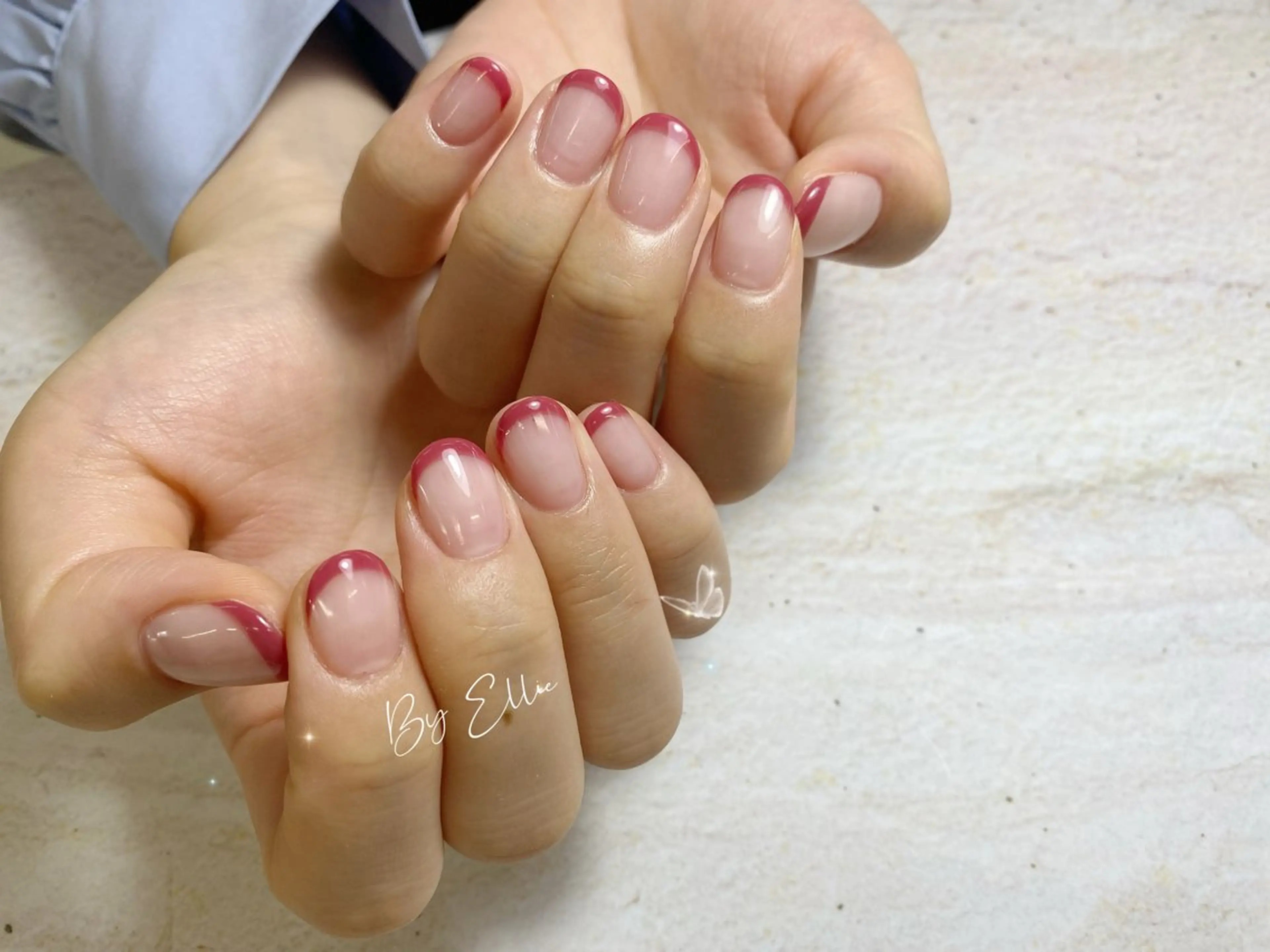 ネイル フレンチネイル ♡Ellie ♡のネイルデザイン