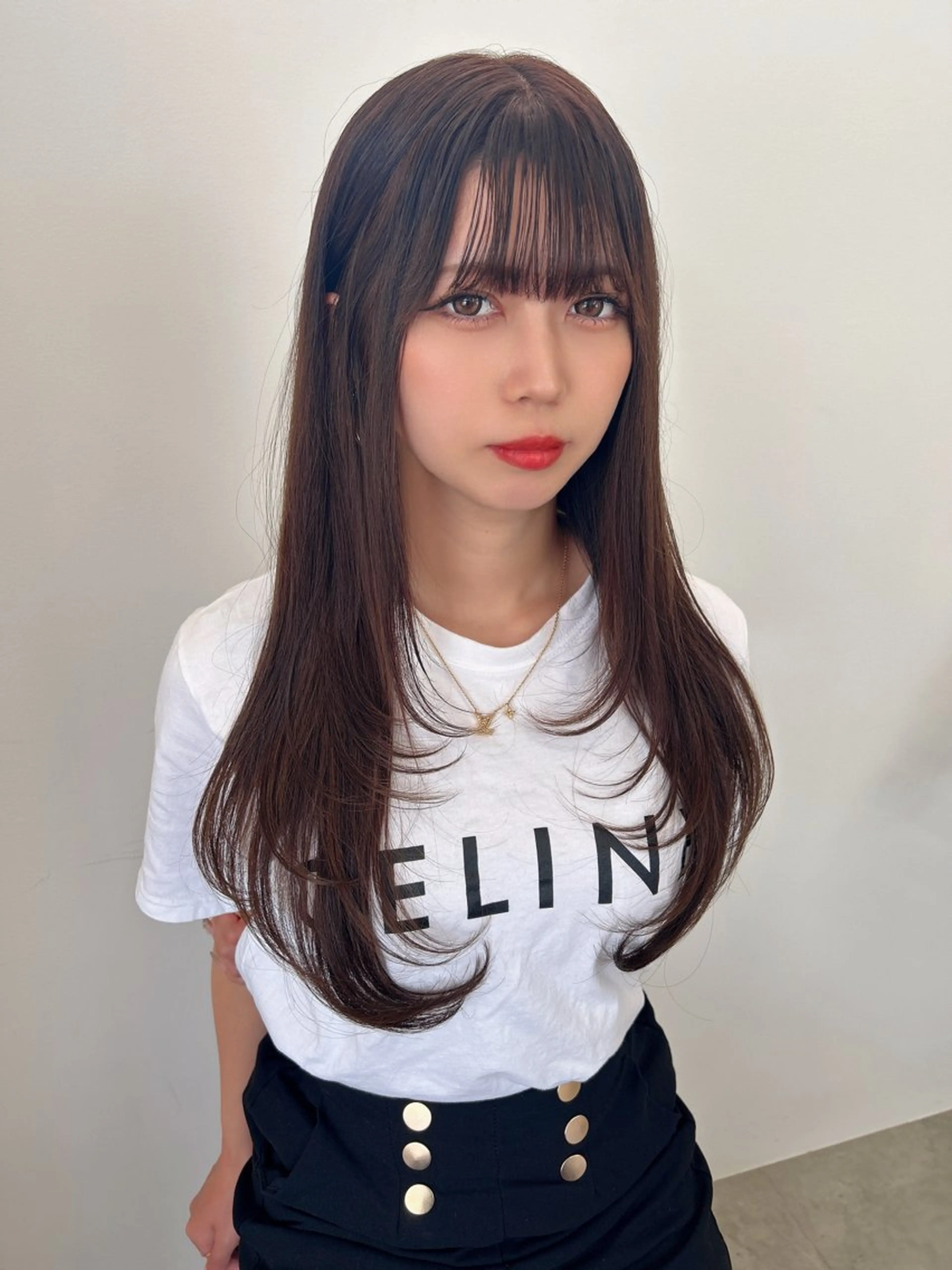 ロング カラー ロングレイヤー ブラウンカラー 髪質改善 レイヤーカット ロング カット ヘアカラー noa  🦋 ブリーチ/暖色のヘアスタイル