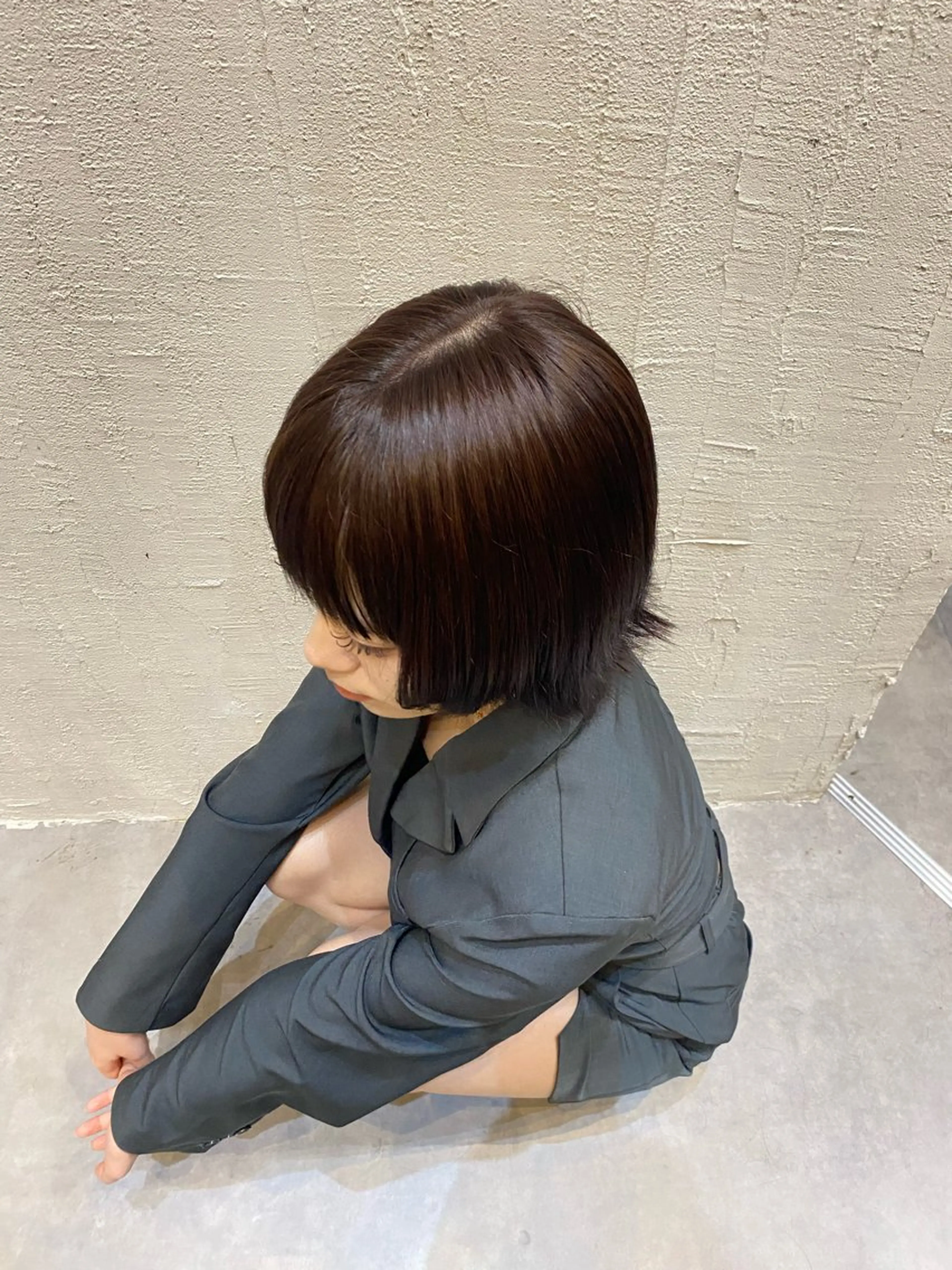 ショート カラー 西川 結のヘアスタイル