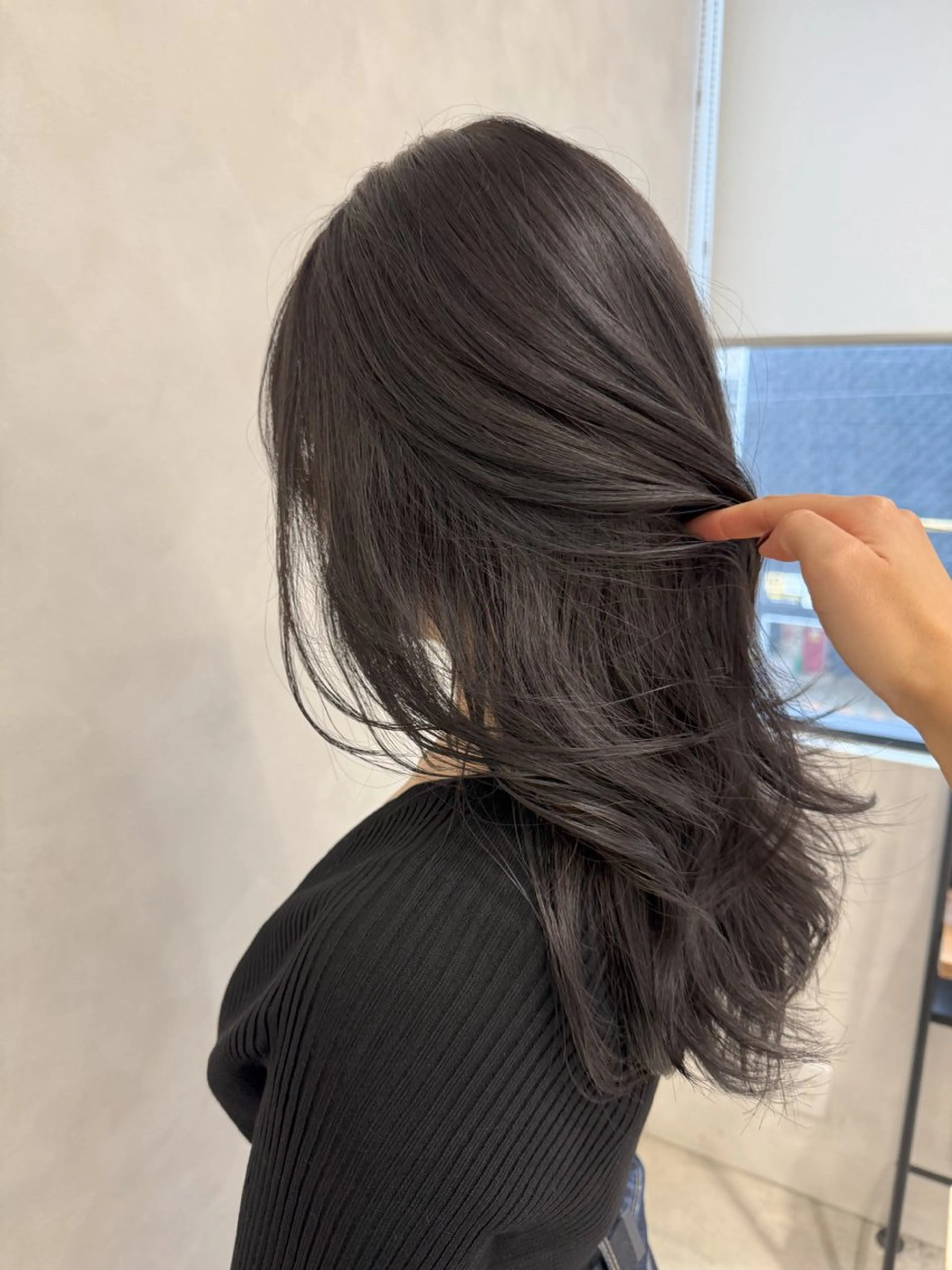 セミロング ヘアカラー TLUUS本店所属・大阪梅田/髪質改善/ Sakura🦋.*のヘアスタイル