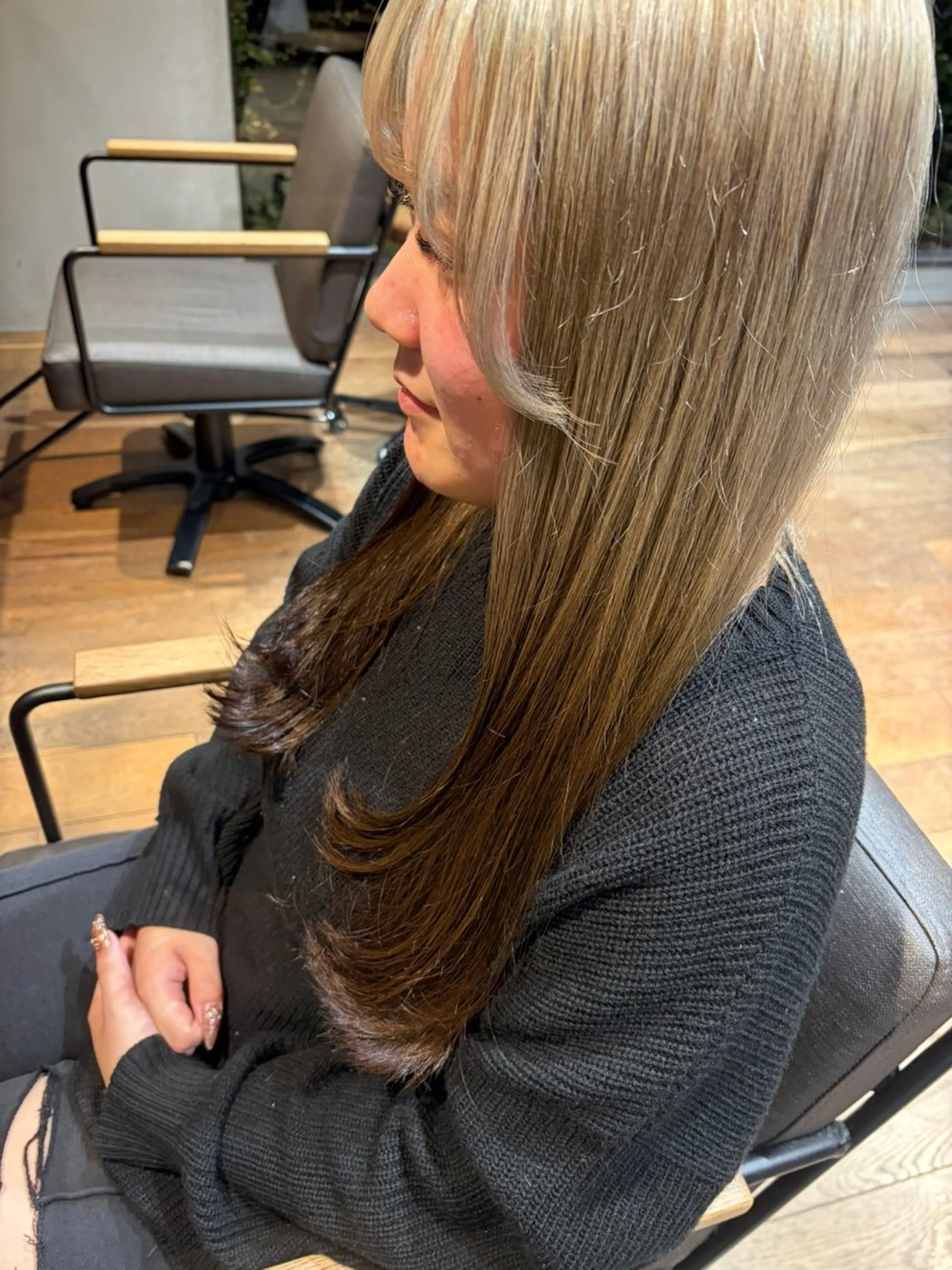 ロング レイヤーカット arbos所属・arbos/鳳美容室 mahoのヘアスタイル