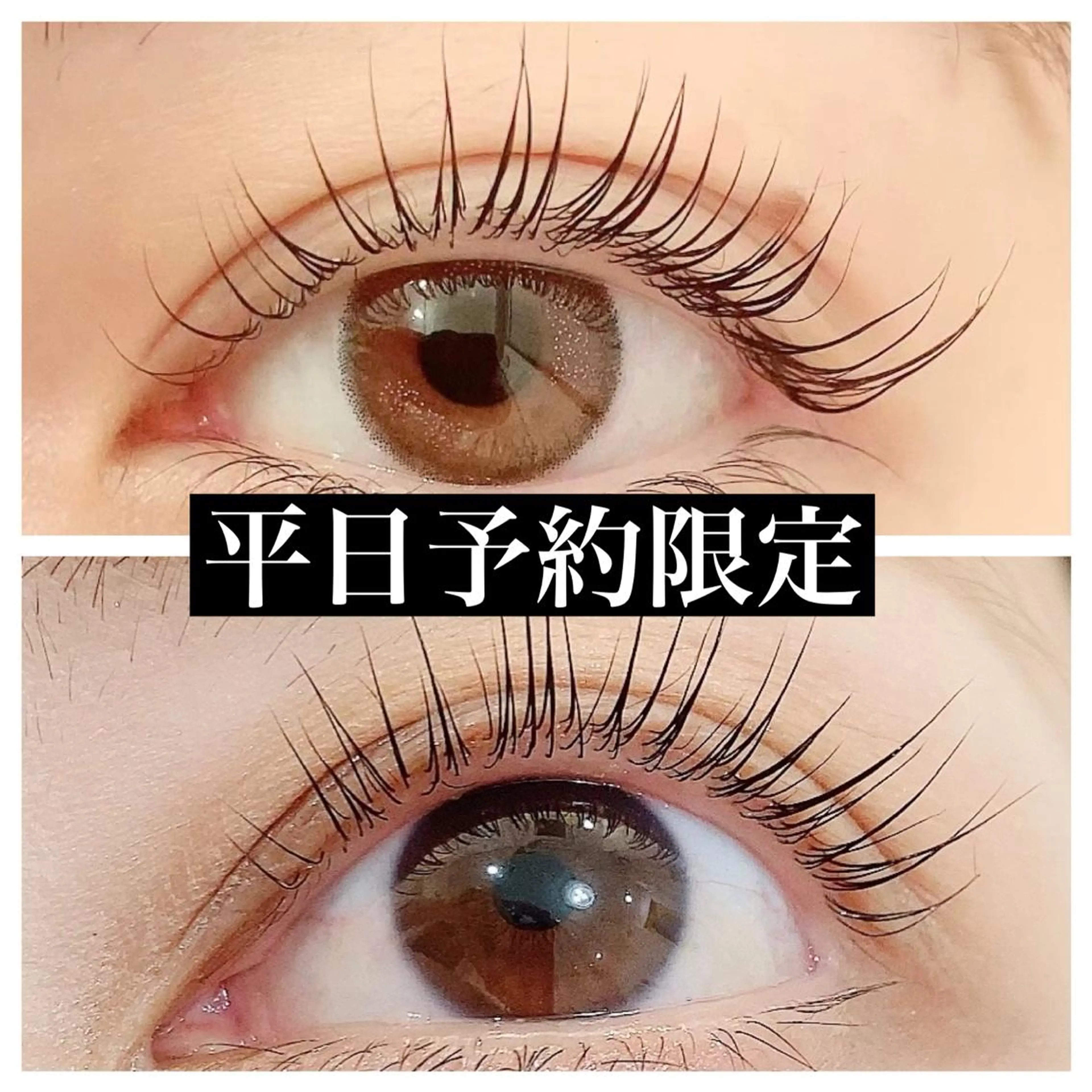 【平日12-16時/3ヶ月以上来店ない方】ラッシュリフト¥6600→¥4980🚨折り返しご連絡で確定の写真