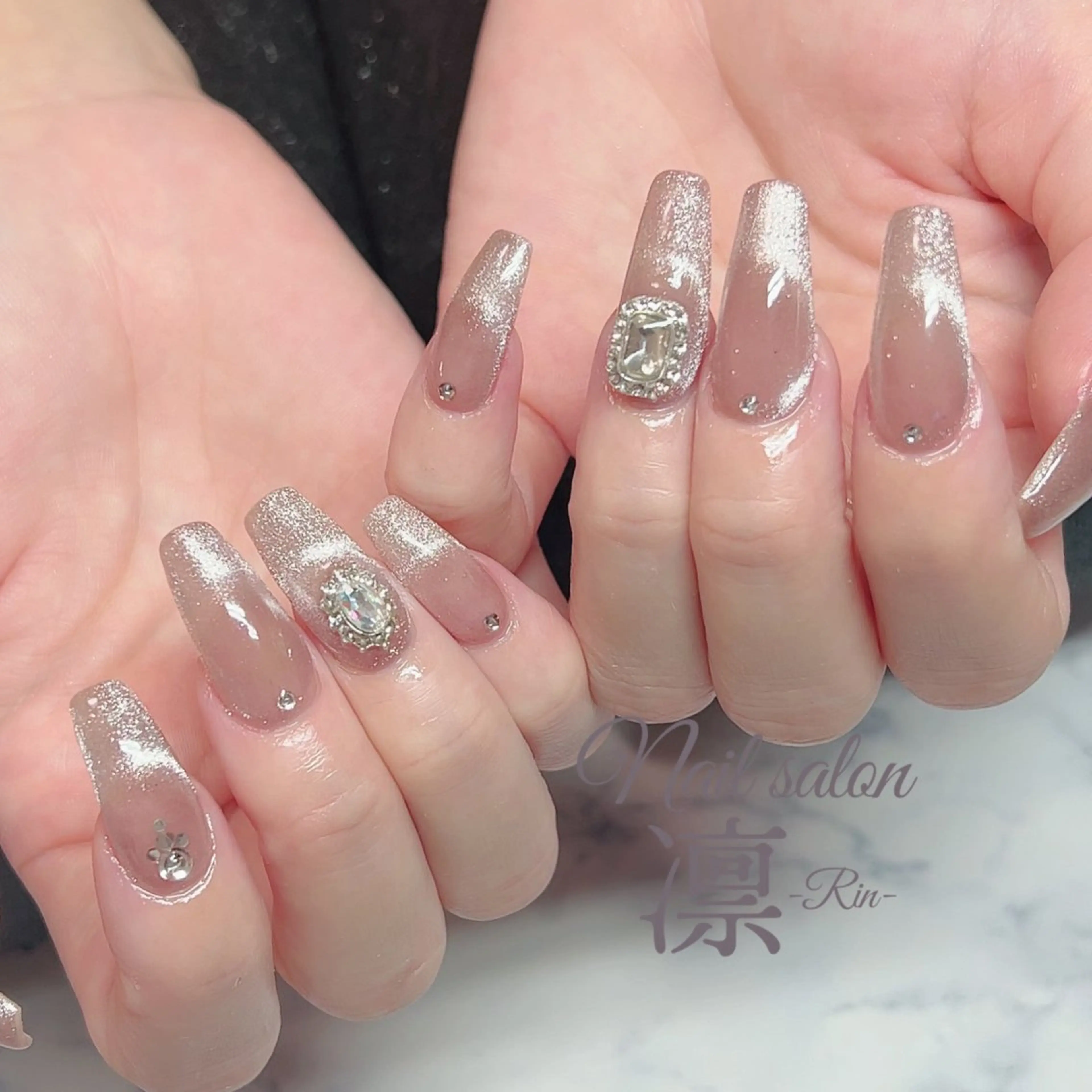 ネイル スカルプネイル private salon凛のネイルデザイン