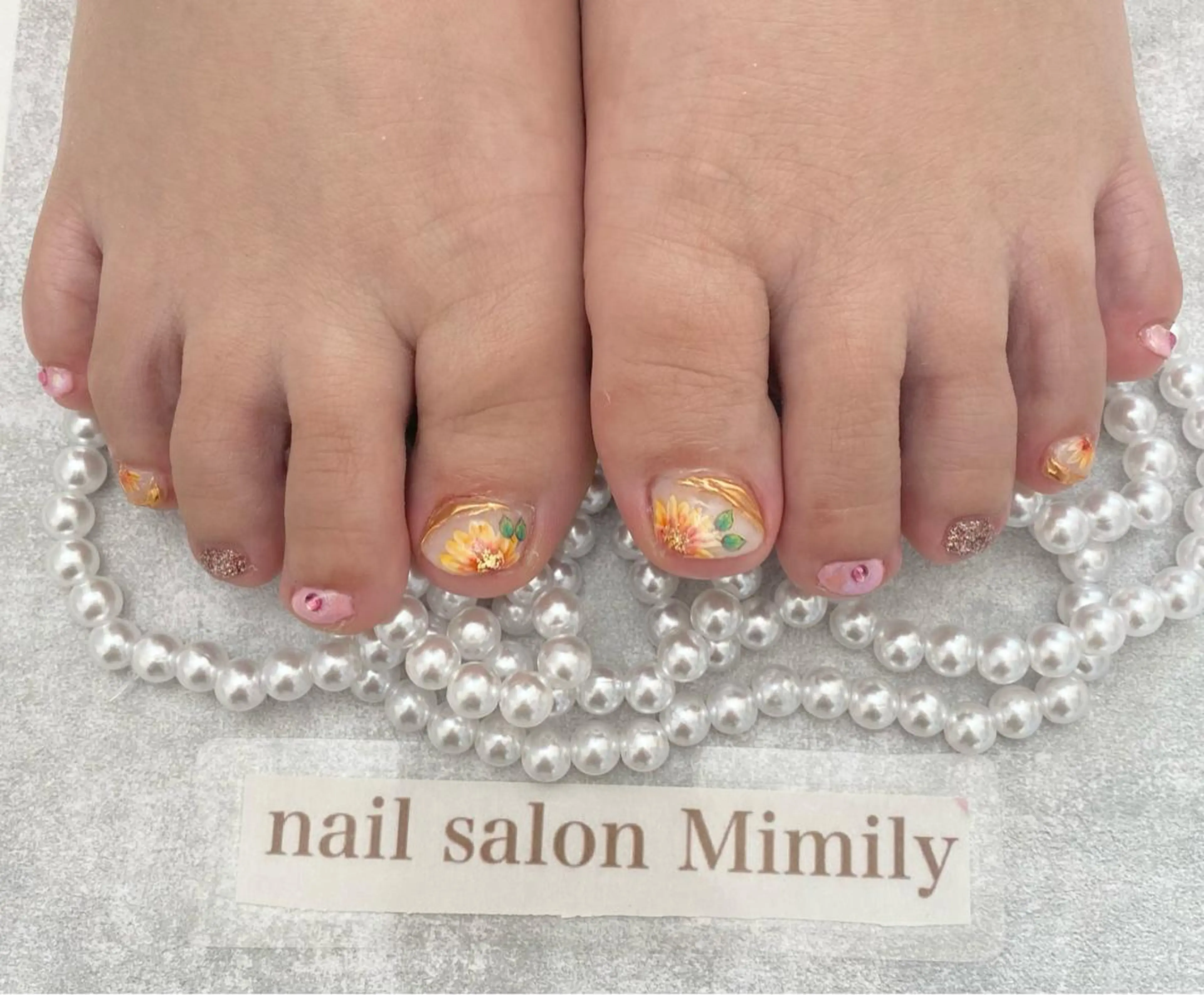 カラー ネイル nailsalon Mimilyのネイルデザイン