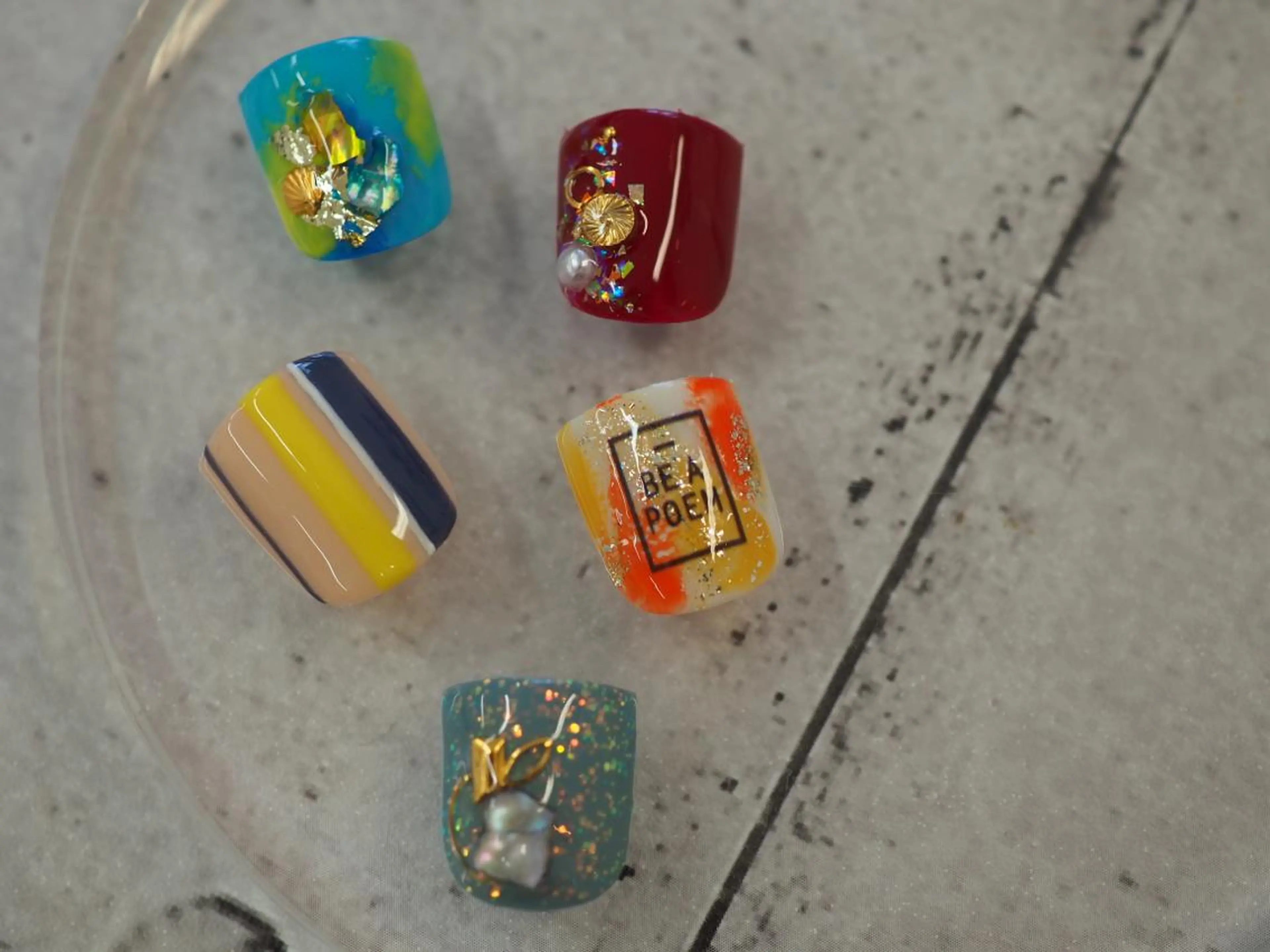 ネイル アートネイル フットネイル Glück ...所属・Glück... chikakoのネイルデザイン