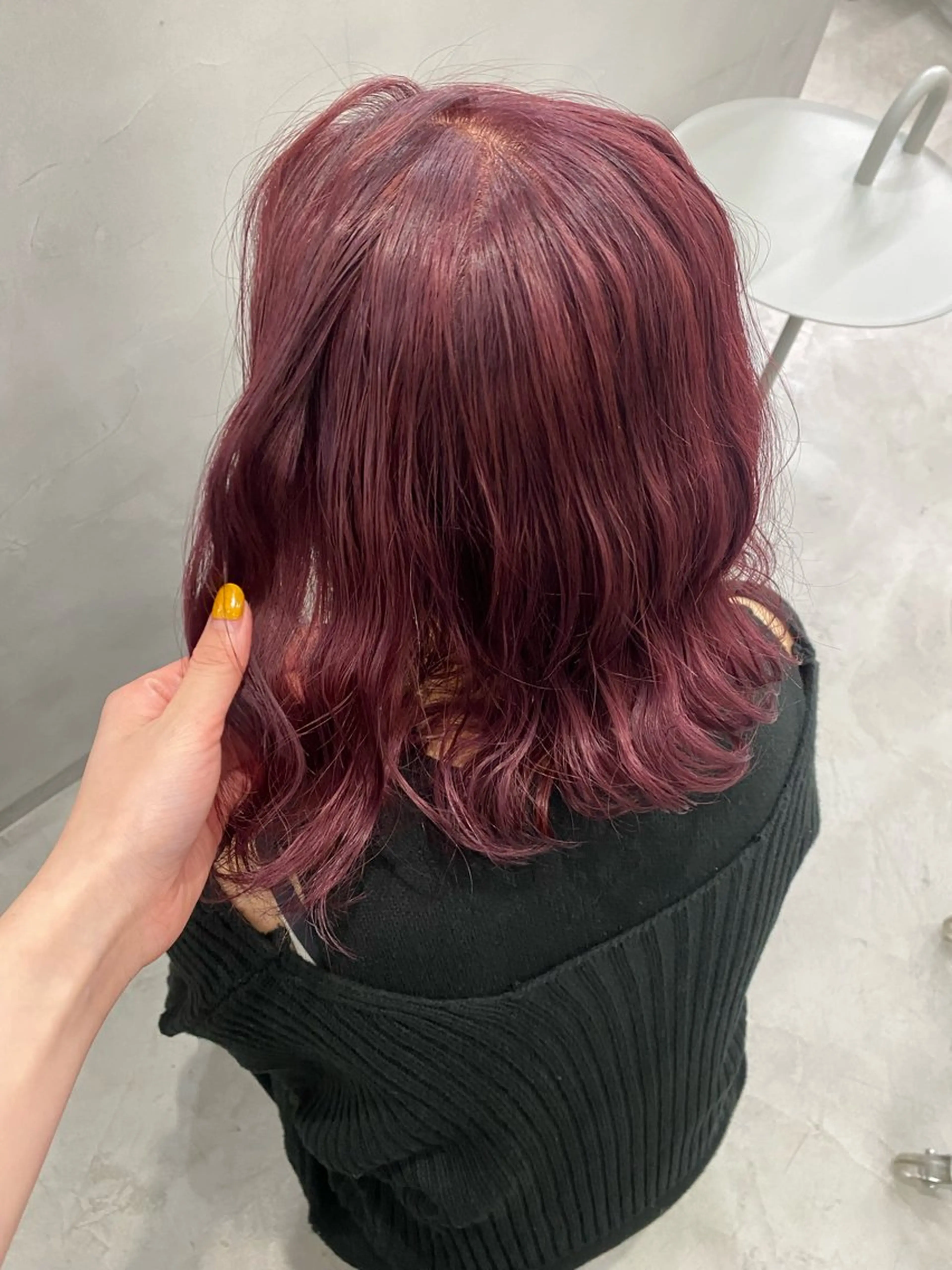 ミディアム カラー 艶 ケアブリーチ 🎀🩵RISAのヘアスタイル