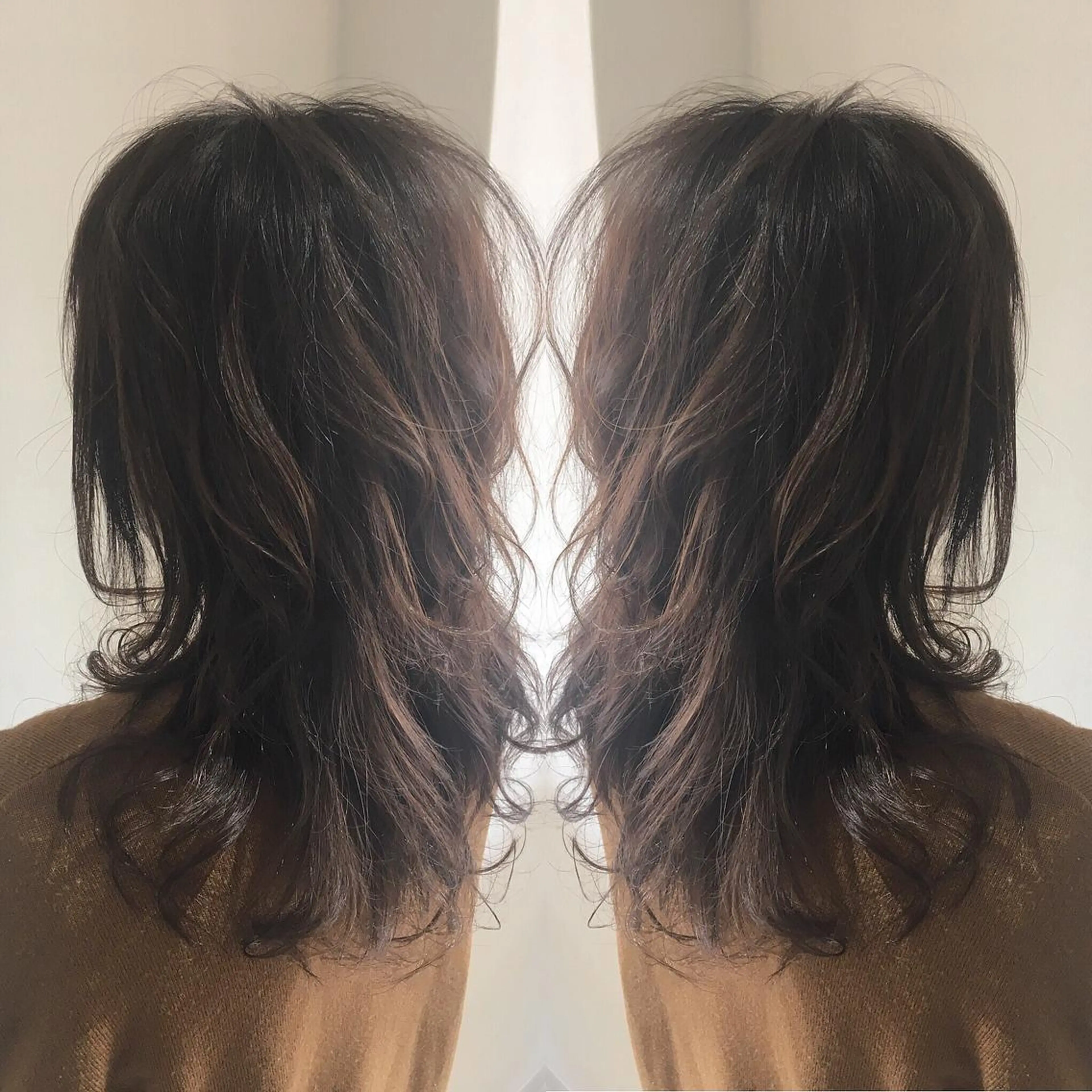 ロング カラー ヘアアレンジ hair  design nico*  ヘアデザイン ニコ所属・中間 将人のヘアスタイル