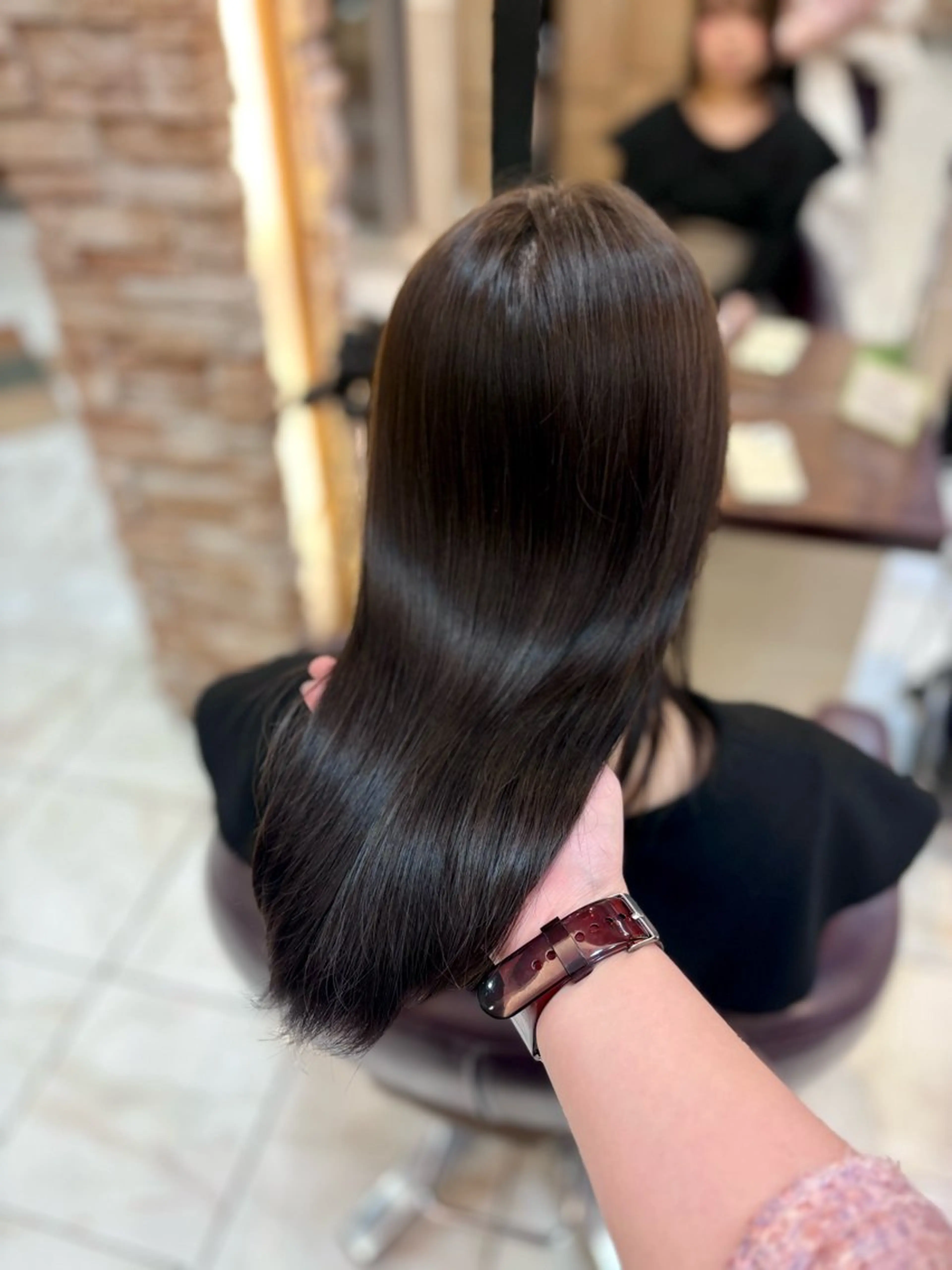 セミロング カラー カット ヘアカラー 🎀透明感カラー 🐈ナズナのヘアスタイル