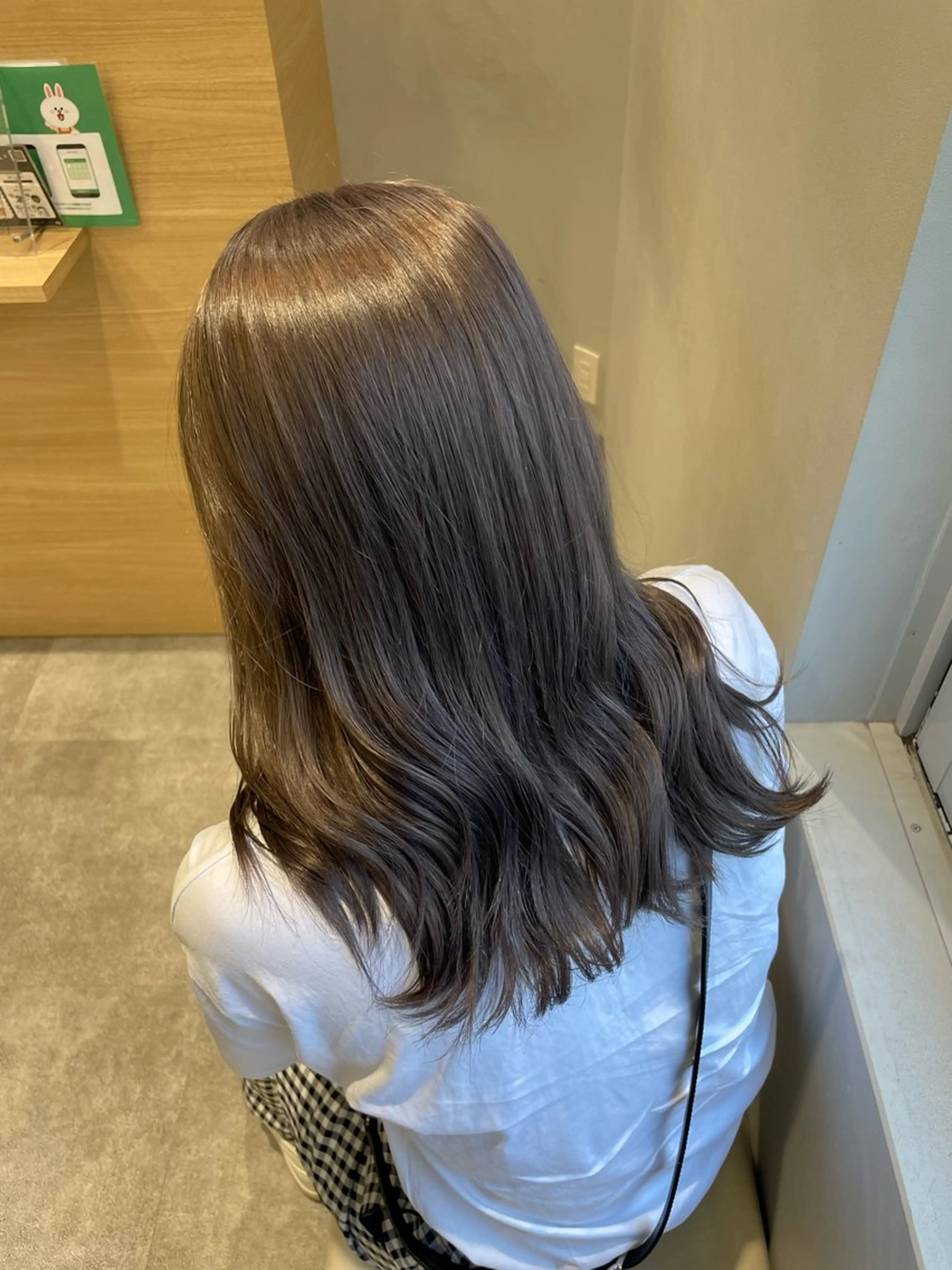 ミディアム カラー ヘアカラー トリートメント Zina【梅田】 /田中 沙弥のヘアスタイル