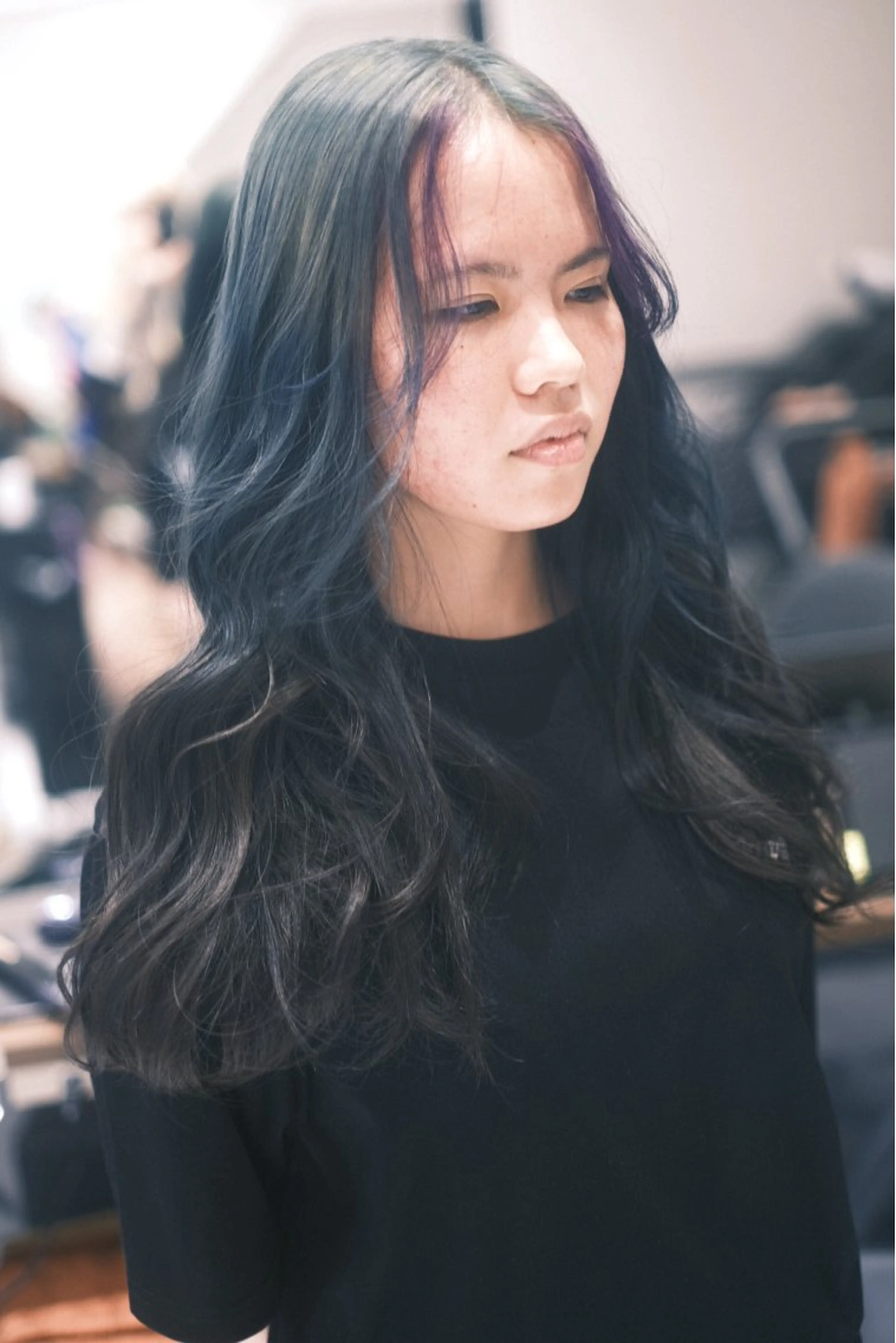 セミロング カラー ヘアアレンジ ヘアカラー トリートメント 個性爆弾💣 ダブルカラー/ゆかのヘアスタイル