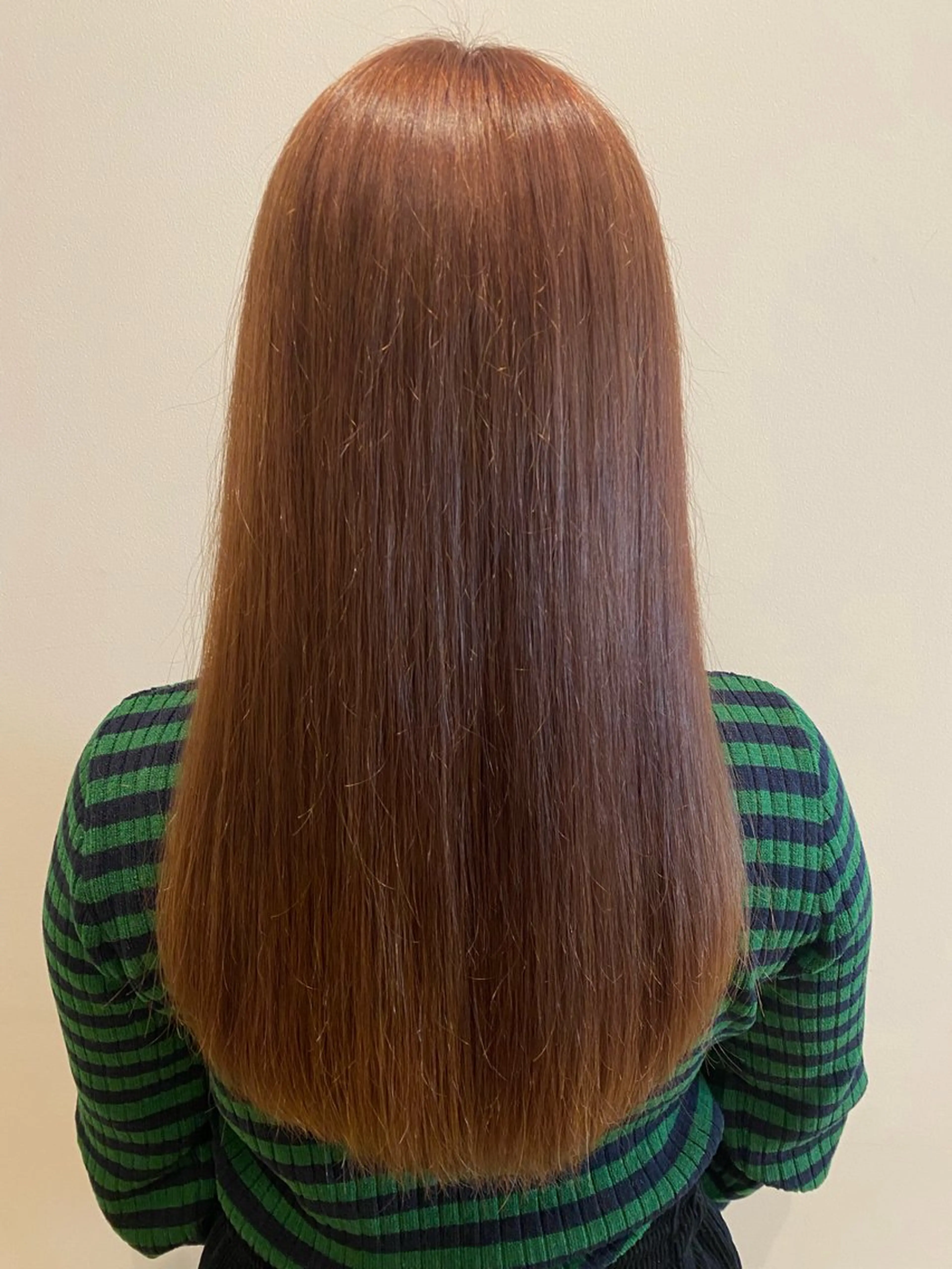 ロング カラー ブリーチ ブラウンカラー ピンクカラー ピンクブラウン カット ヘアカラー トリートメント 艶髪🌿美髪 大塚礼乃【西荻窪】のヘアスタイル