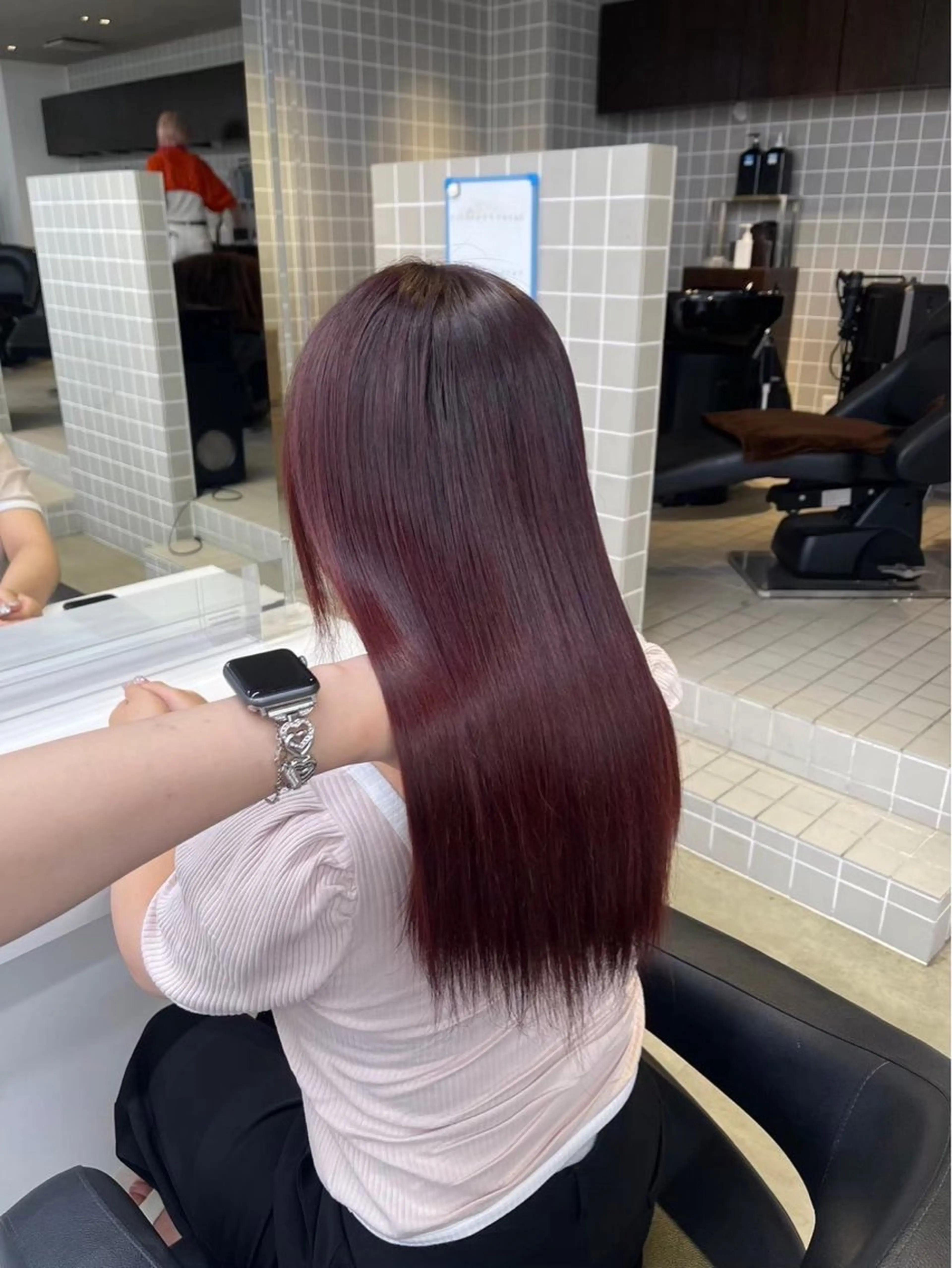 ロング カラー 🎀暖色/ラベンダー /paru🤍のヘアスタイル