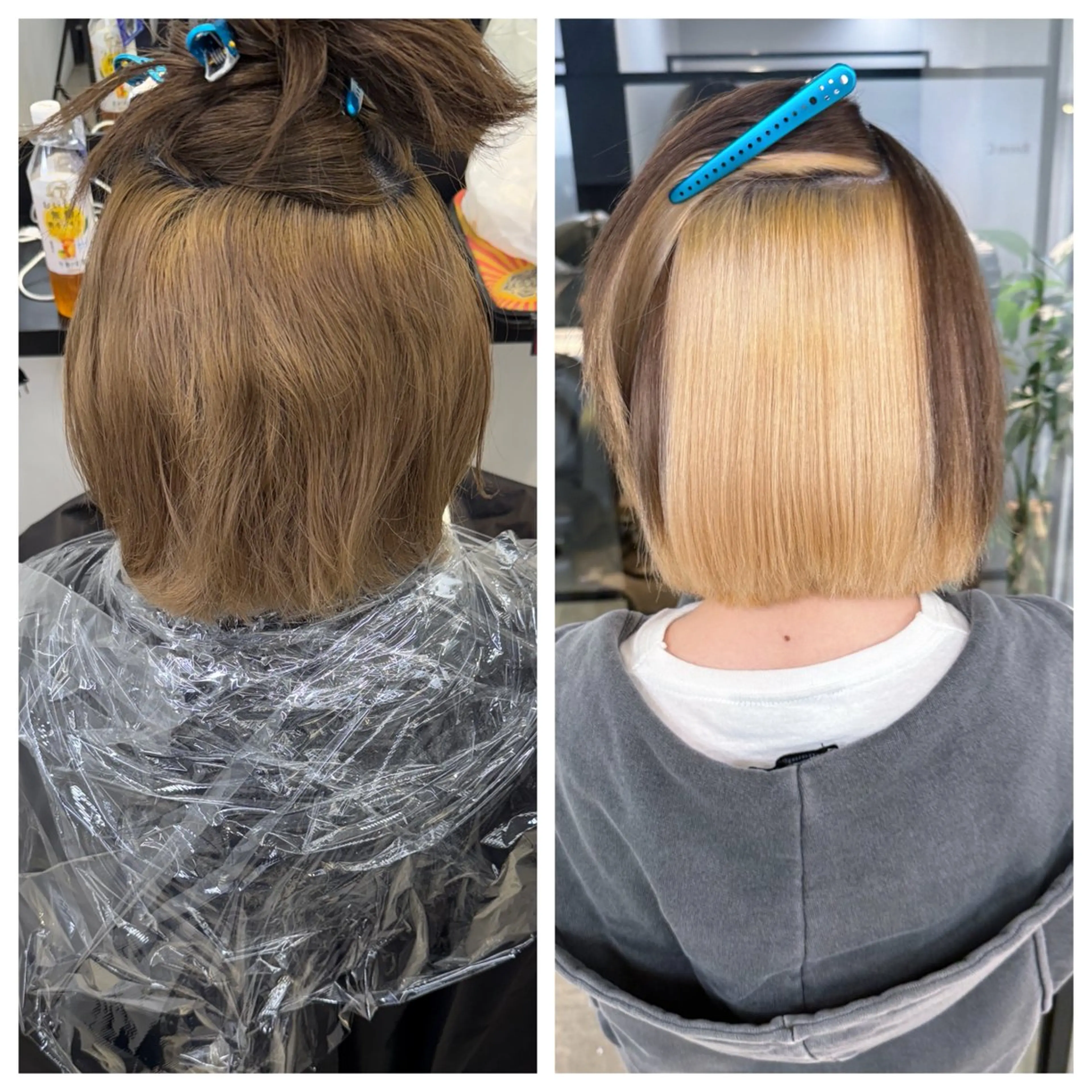 ショート 縮毛矯正 け んブリーチ縮毛矯正のヘアスタイル